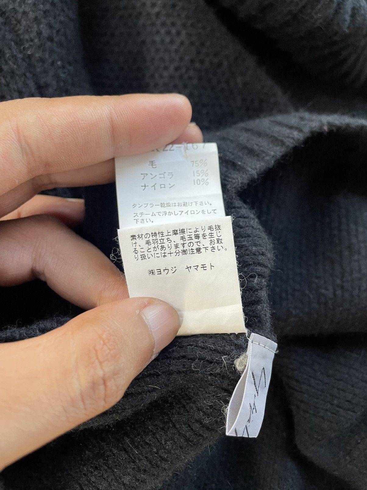 Y's for Men 90s Yohji Yamamoto Pour Homme Ys Signature Knit Crop Size US M / EU 48-50 / 2 - 13 Thumbnail