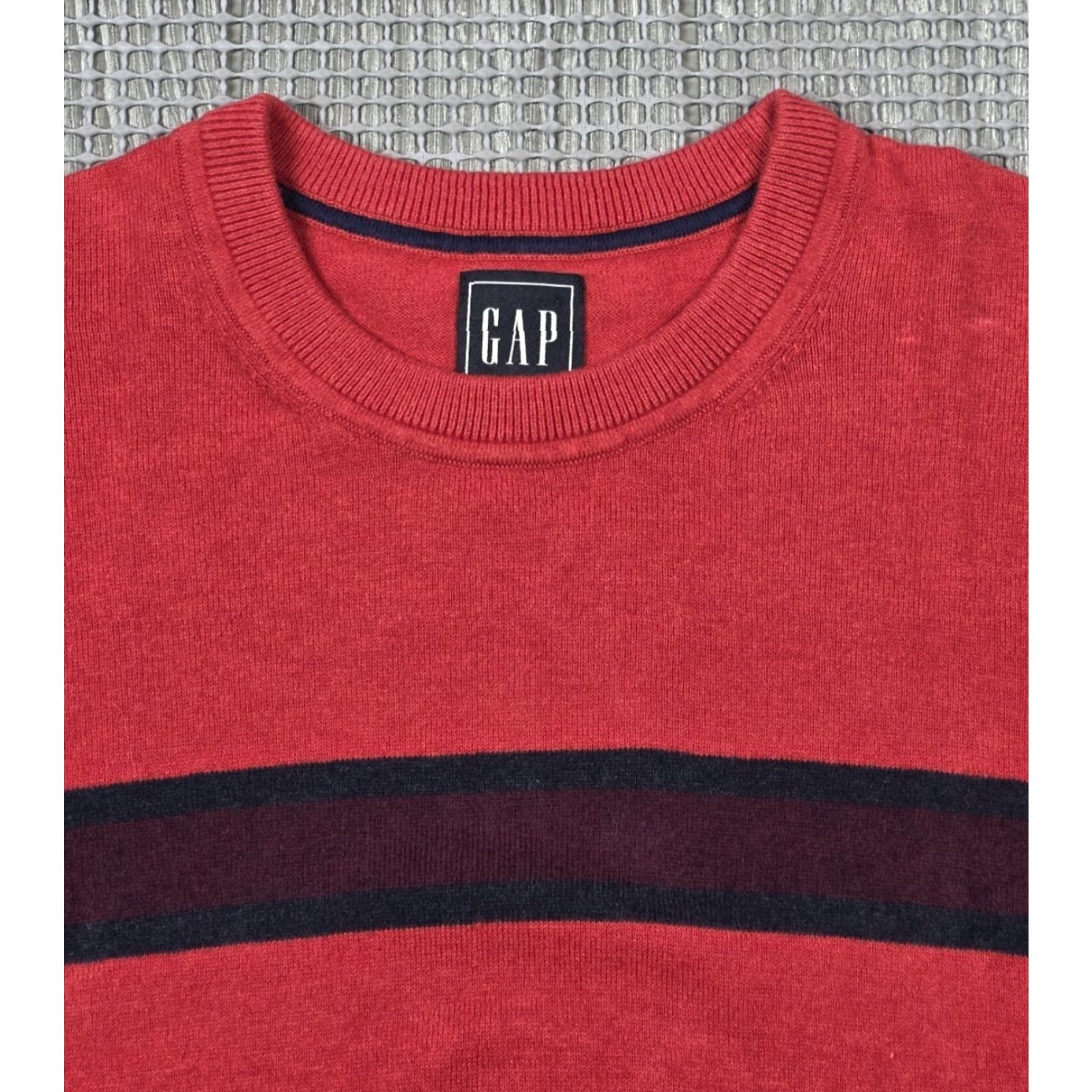 Gap Gap Crewneck Sweater Mens S Striped Red Blue Mainstay Cotton Shirt? Size US S / EU 44-46 / 1 - 4 Thumbnail