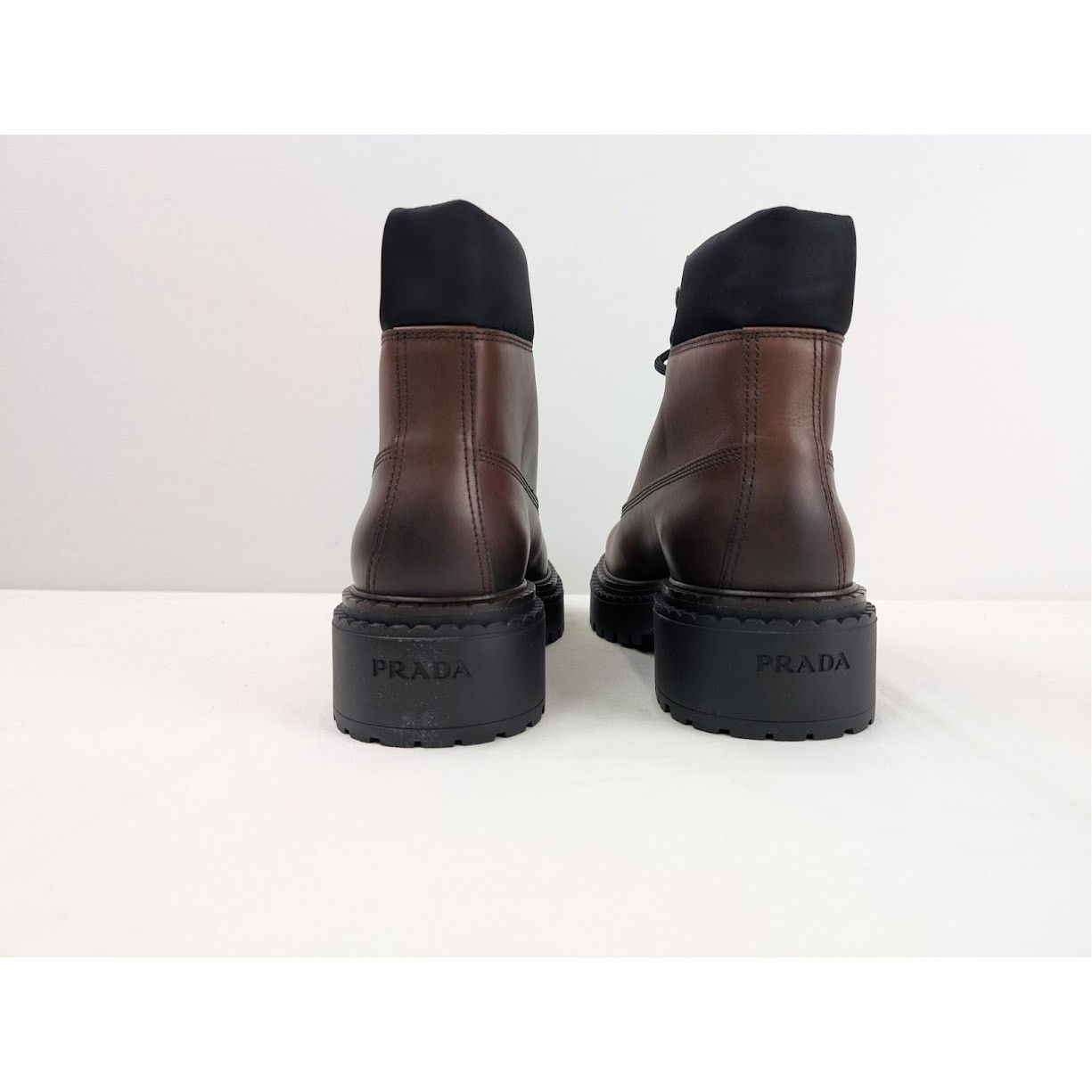 Prada o1rshd1 Ankle Boots in Ebano Brown Size US 11 / EU 44 - 11 Thumbnail