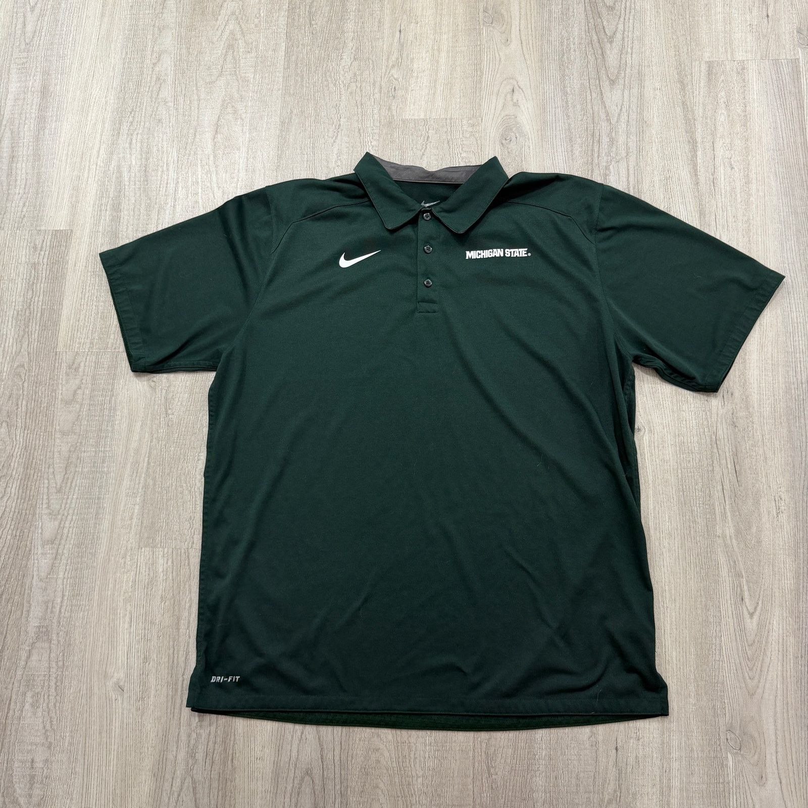 Nike Nike Michigan State Spartans Polo Shirt Men's Extra Large Size US XL / EU 56 / 4 - 1 Thumbnail