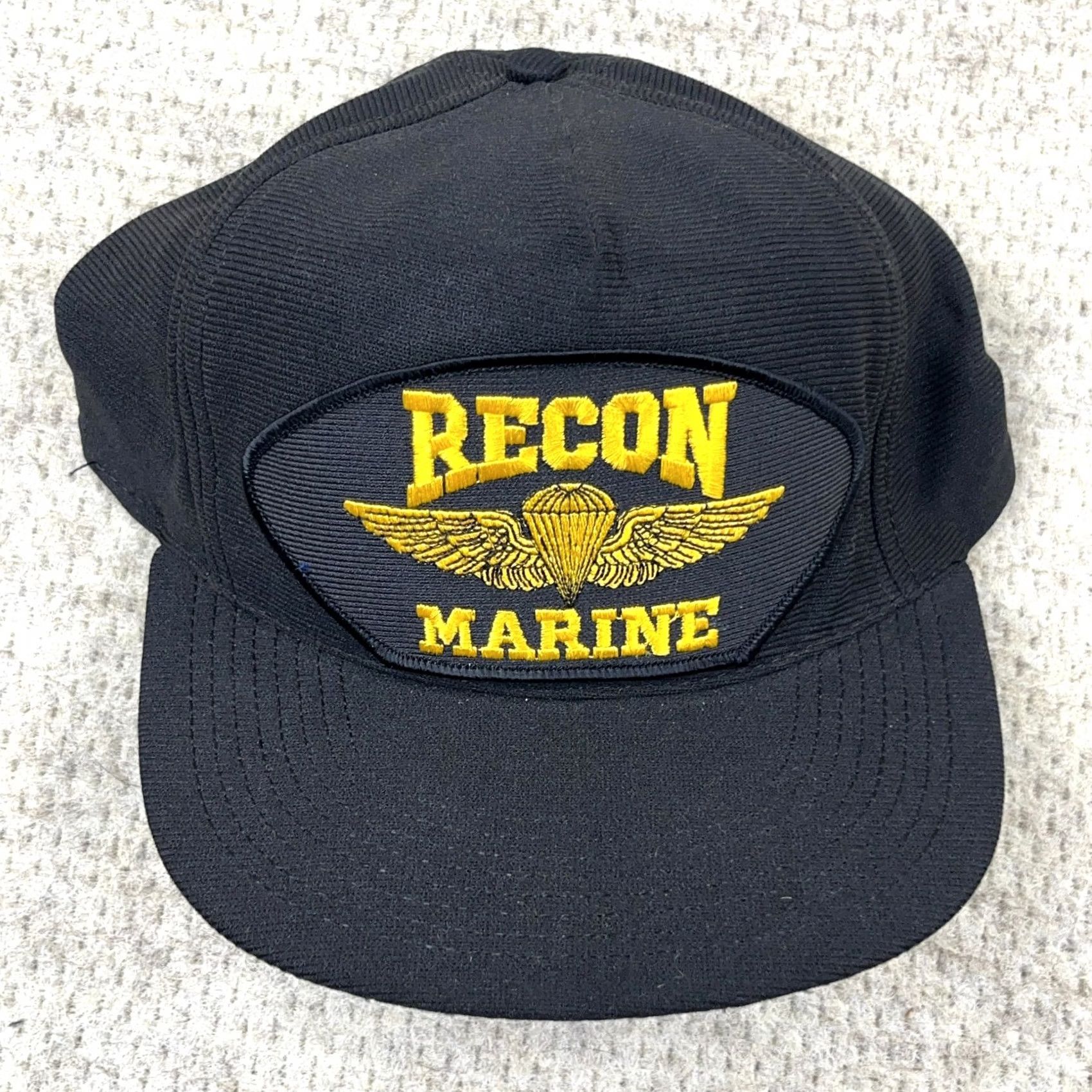 Vintage VINTAGE United States Marine Corps Hat Cap Snapback USMC Recon 90s Made In USA Size ONE SIZE - 3 Thumbnail