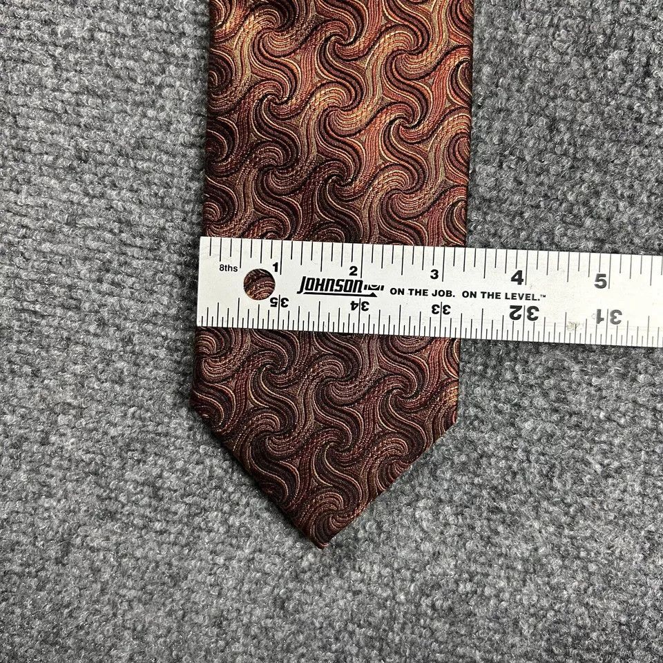 Other Haines & Bonner Neck Tie Mens 3.5" x 58" Abstract Hand Made Size ONE SIZE - 3 Thumbnail