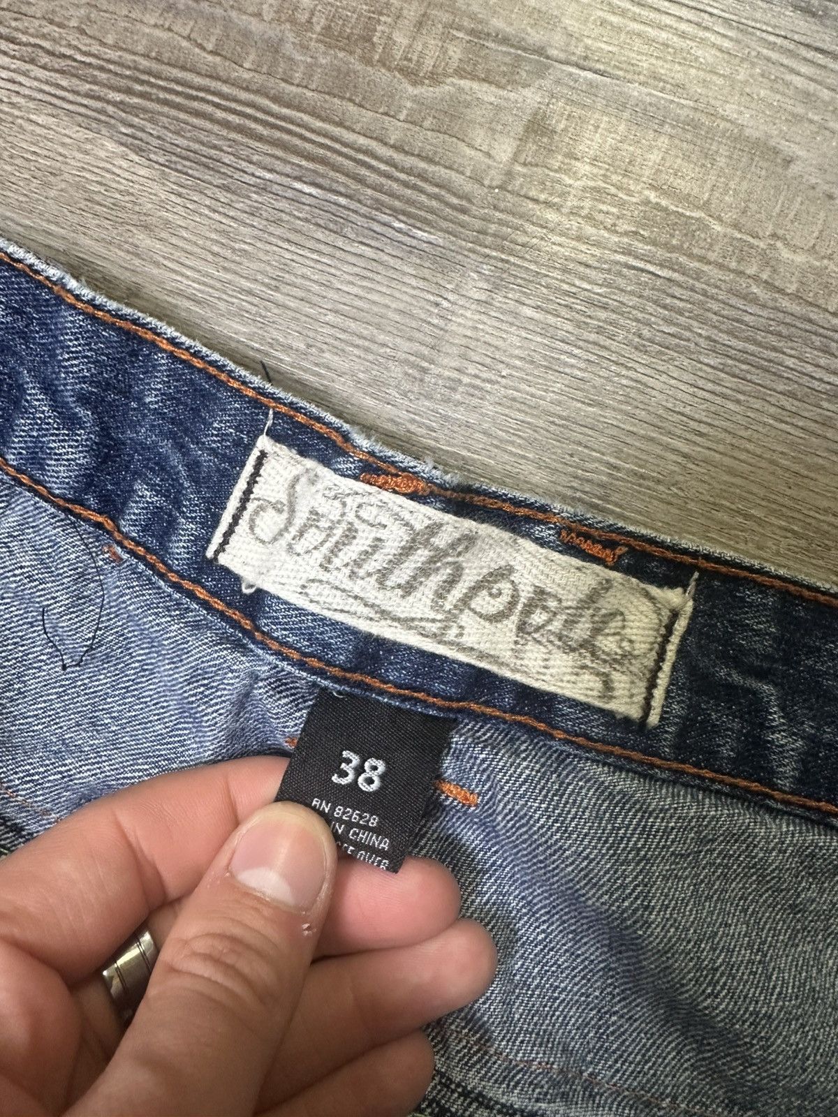 Southpole Y2K baggy Southpole jorts with multi- colored stitching Size US 38 / EU 54 - 7 Thumbnail
