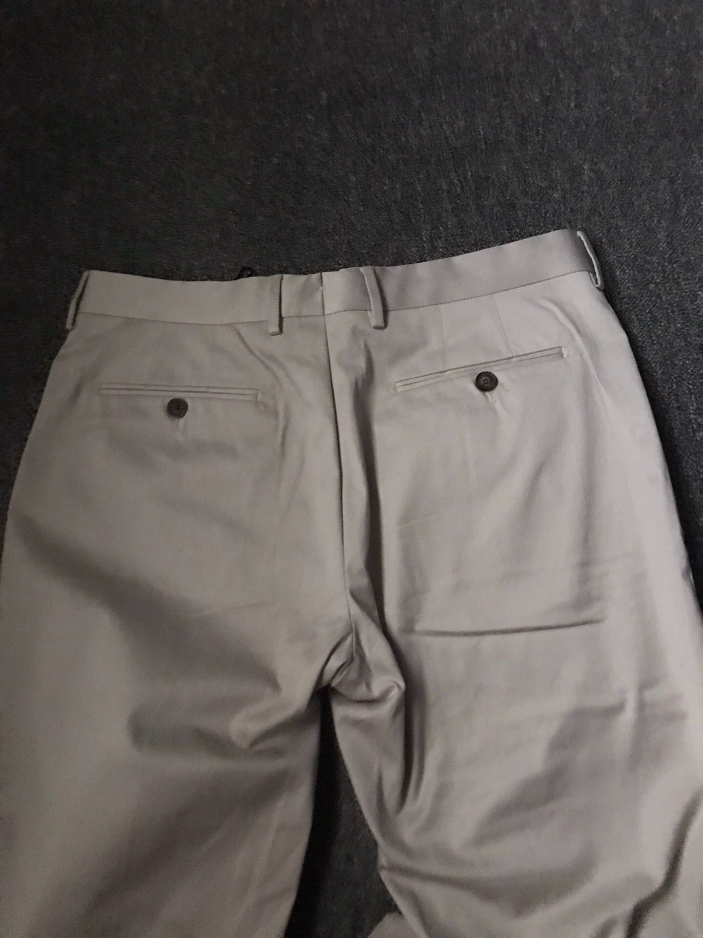Salvatore Ferragamo Ferragamo Light Khaki Straight Chinos 50 New Unfinished Hem Size US 34 / EU 50 - 6 Thumbnail