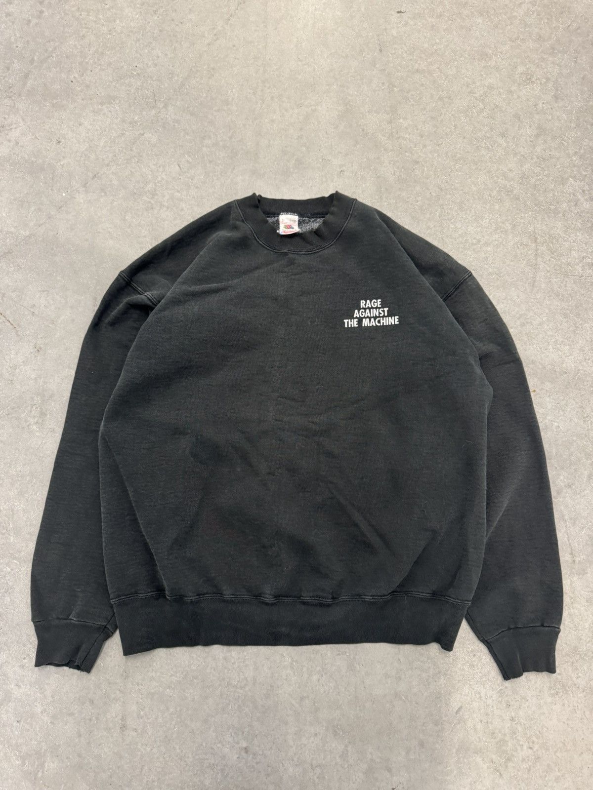 Vintage Rage Against the Machine 1992 backstage crew only sweatshirt Size US XL / EU 56 / 4 - 2 Thumbnail
