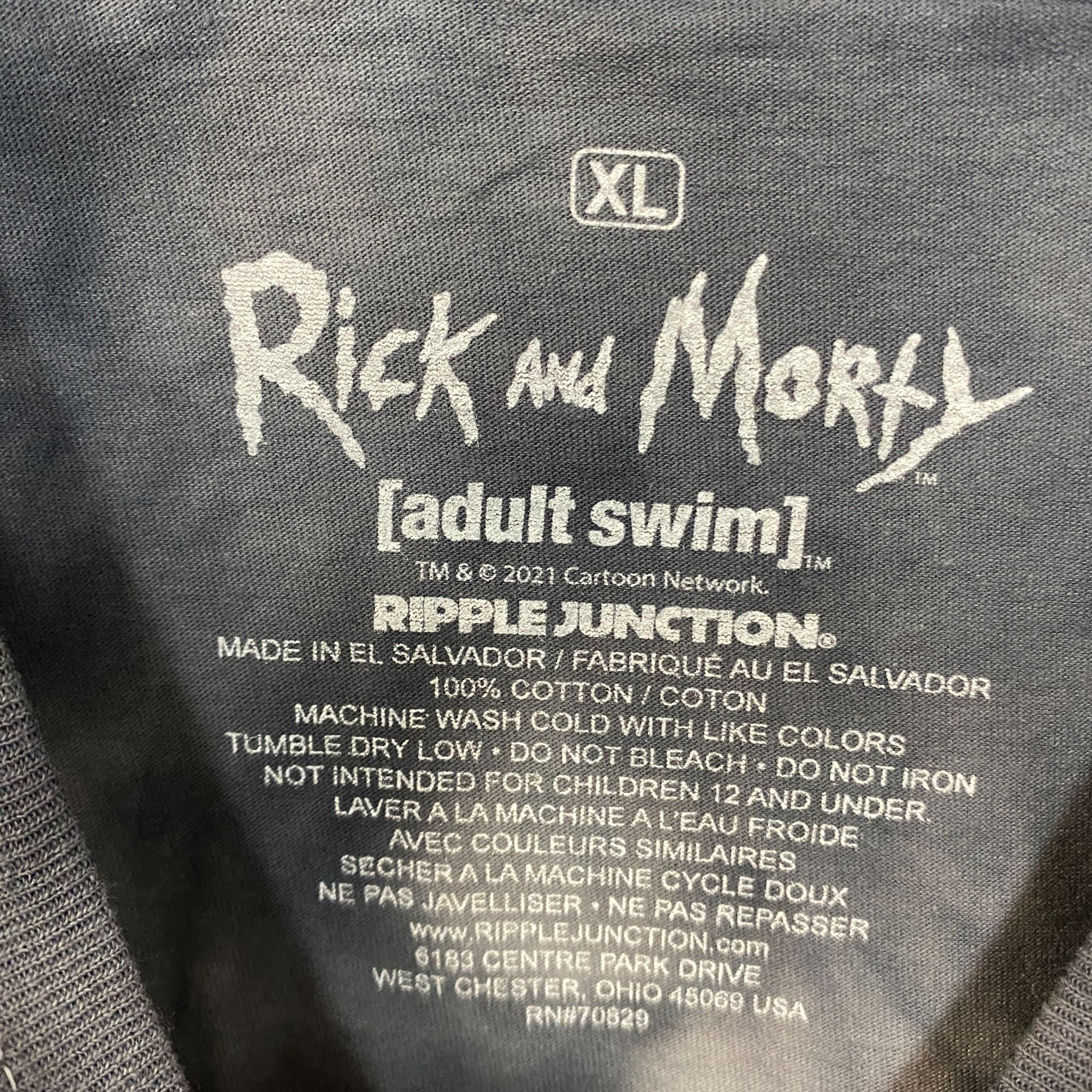 Ripple Junction Adult Swim Rick & Morty with Summer Tie Dye T-Shirt Size XL Size US XL / EU 56 / 4 - 4 Thumbnail