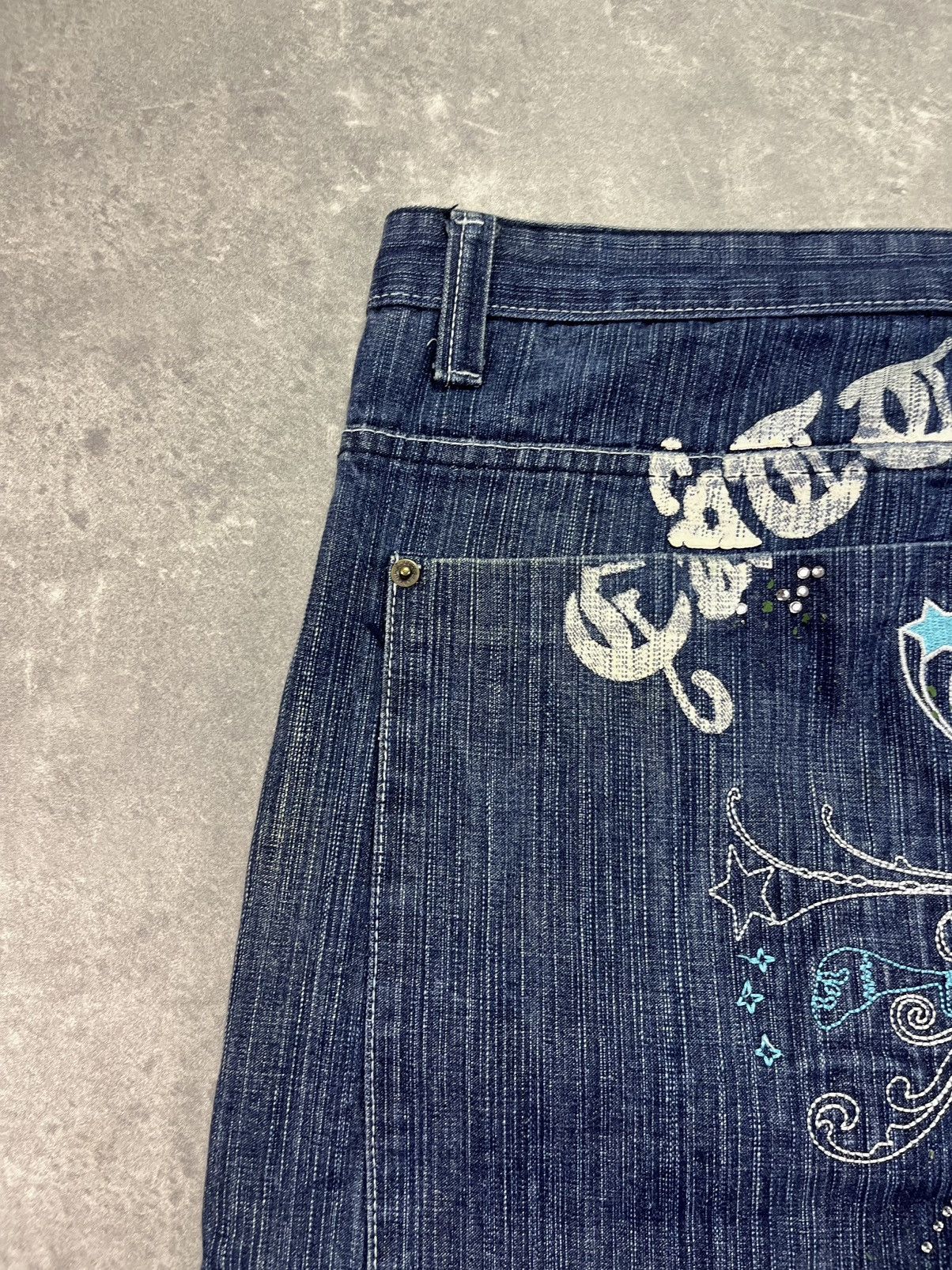 Artful Dodger Artful Dodger Paint Splattered Big Pockets Baggy Jorts Short Size US 36 / EU 52 - 13 Thumbnail