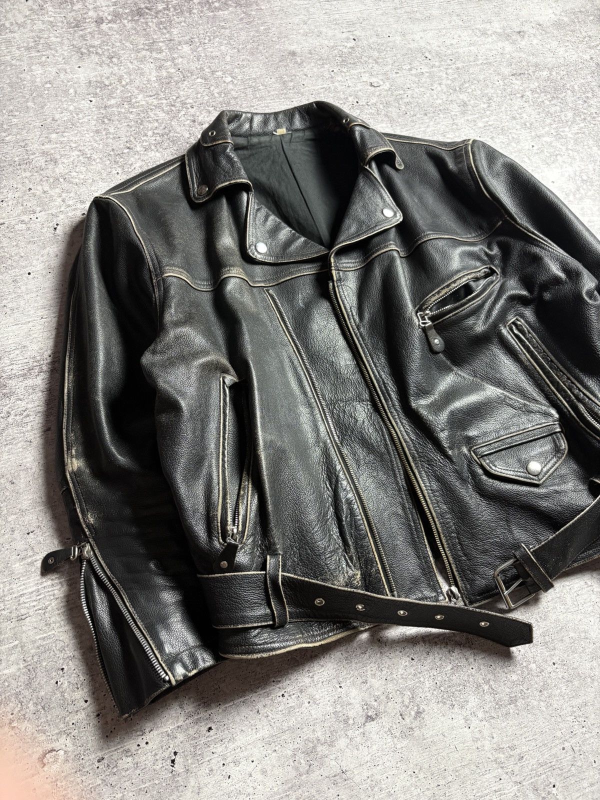 Vintage Vintage Rare Leather Jacket RiRi Size US M / EU 48-50 / 2 - 3 Thumbnail