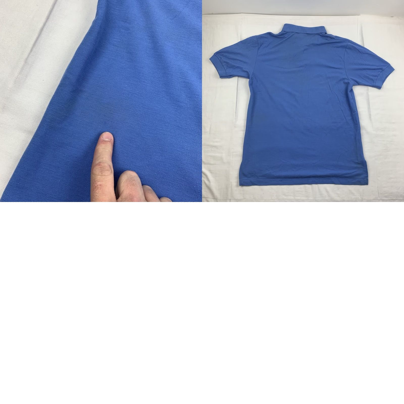 Levi's VINTAGE Levis Polo Shirt Adult Large Blue Collared Dress Shirt 1980s USA Jeans Size 42R - 8 Thumbnail