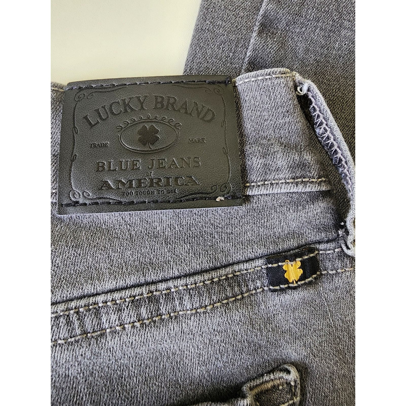 Lucky Brand Lucky Brand Charlie Legging Jeans Womens Size 4/27 Grey Size 27" / US 4 / IT 40 - 4 Thumbnail