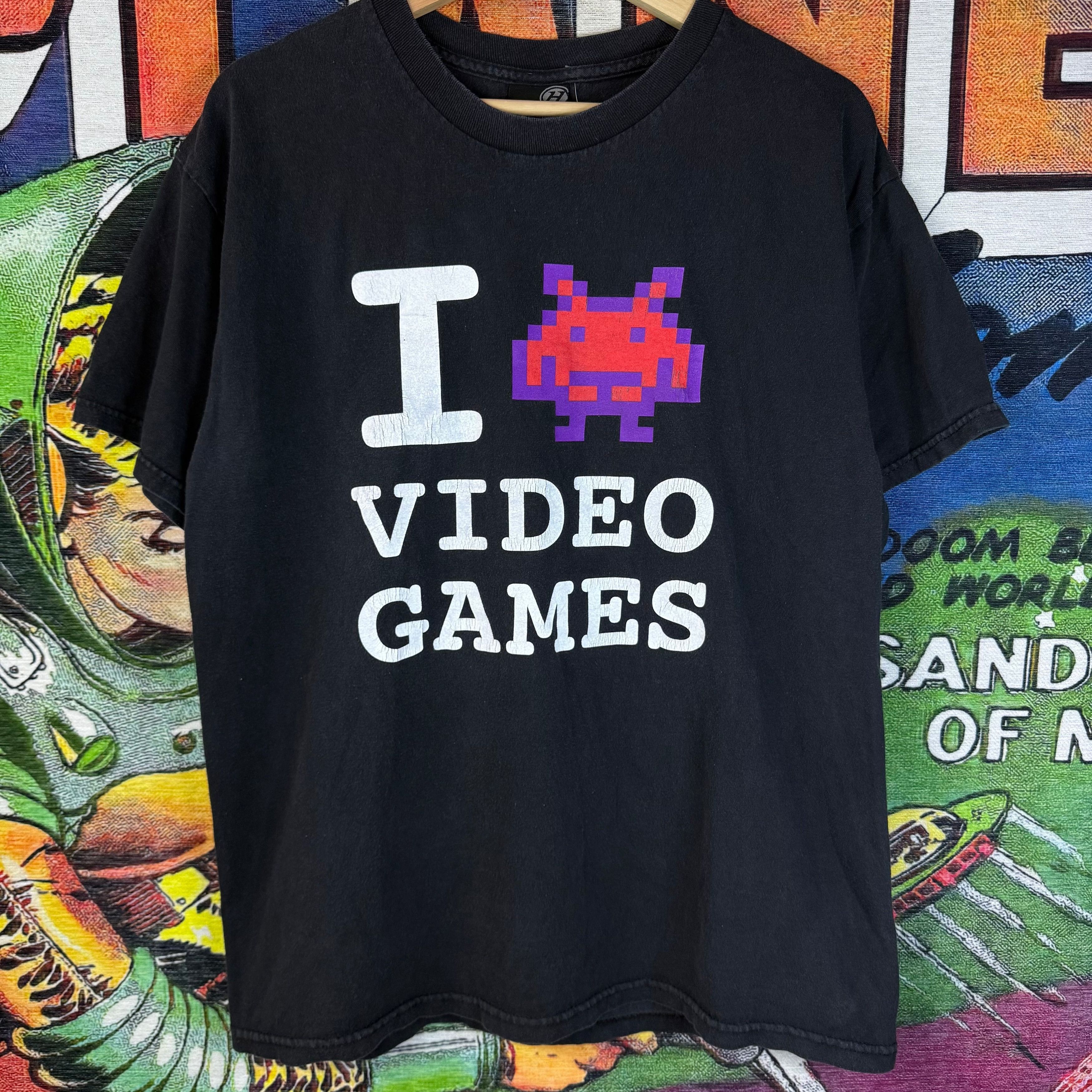 Vintage 2000’s I Love Video Games Hybrid Brand Tee Size Large Size US L / EU 52-54 / 3 - 1 Thumbnail