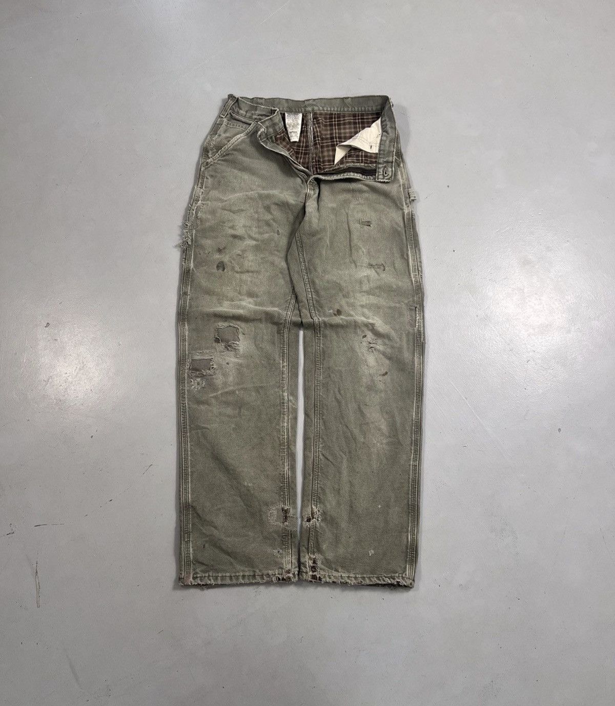 Carhartt Vintage carhartt blanket denim Size US 33 - 1 Thumbnail
