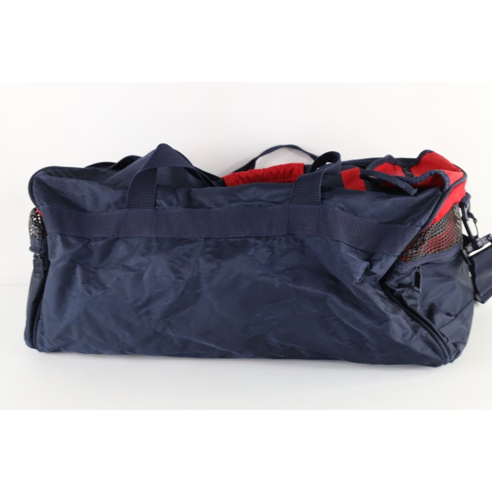 Fila × Vintage Vintage 90s Fila Distressed Spell Out Large Duffel Gym Bag Size ONE SIZE - 5 Thumbnail