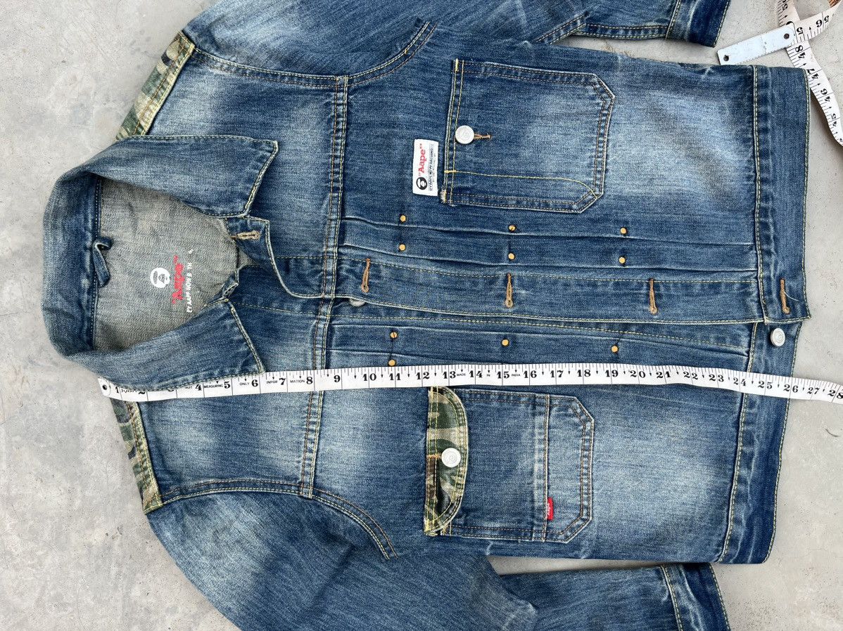 Aape × Supreme × Vintage RARE AAPE DENIM JACKET Size US XXS / EU 40 - 9 Thumbnail