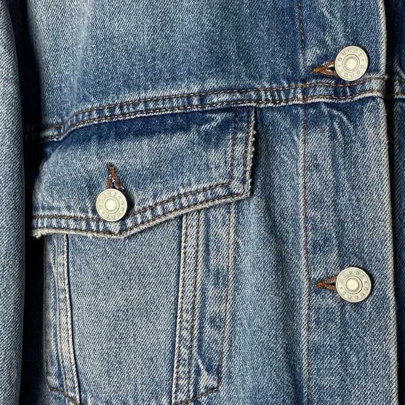 Gucci Gucci Single-breasted apple pattern long-sleeved denim jack Size US XS / EU 42 / 0 - 4 Thumbnail