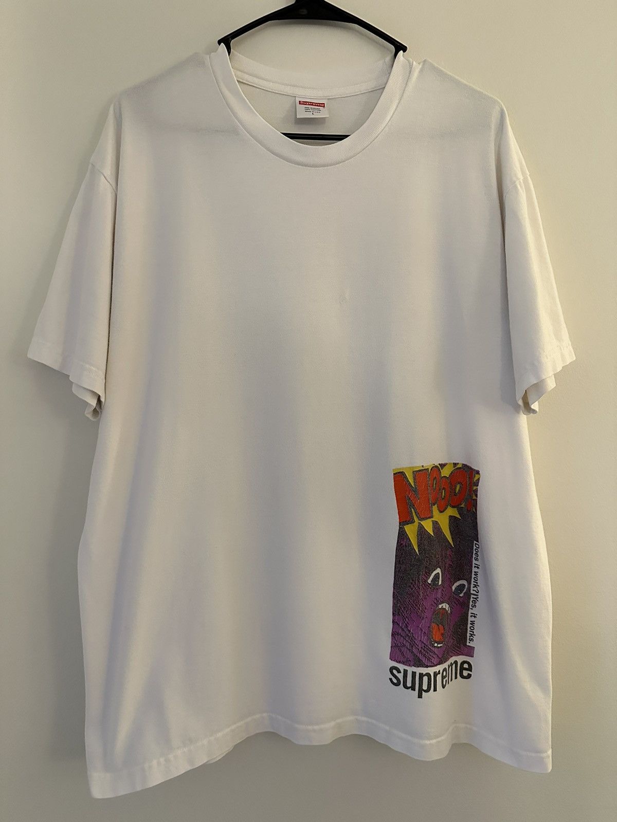 Supreme Supreme Does It Work Tee Size US L / EU 52-54 / 3 - 1 Thumbnail