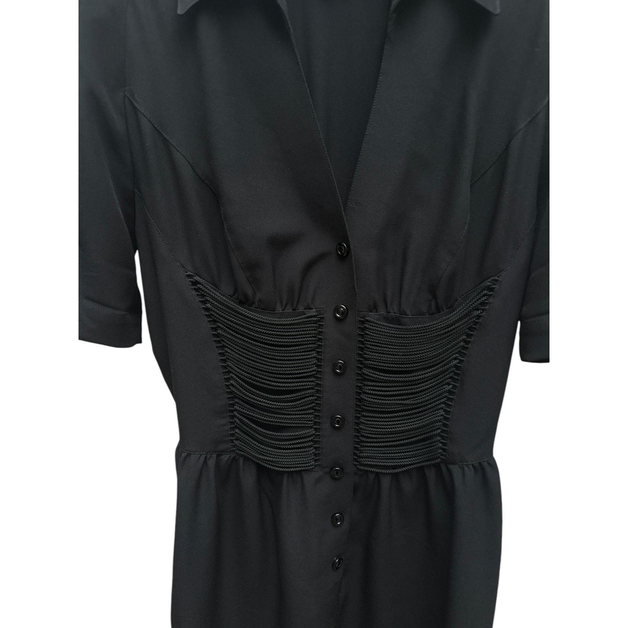 Thierry Mugler Vintage 1980s Black Dress Size M / US 6-8 / IT 42-44 - 4 Thumbnail