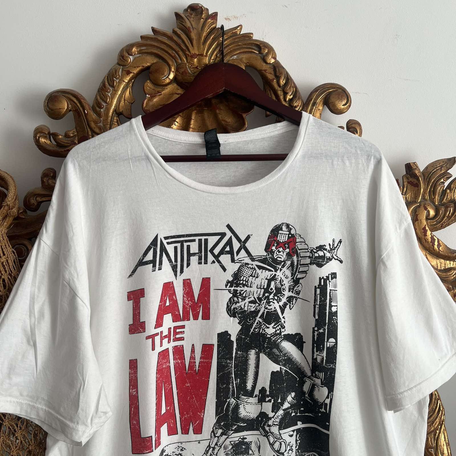 Band Tees Vintage Anthrax tshirt Sz XXL 90s Size US XXL / EU 58 / 5 - 4 Thumbnail
