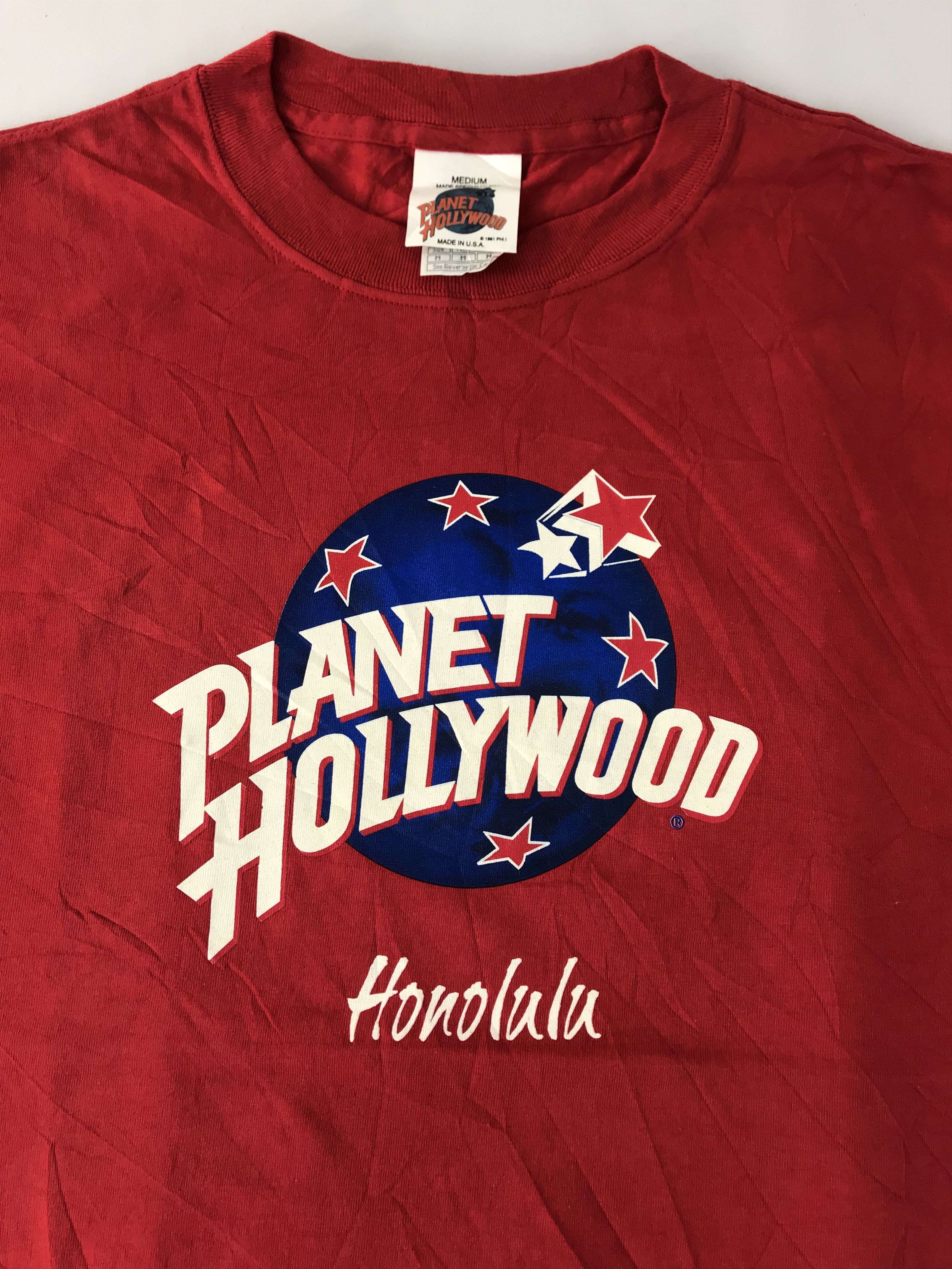 Planet Hollywood Planet Hollywood Honolulu Logo Printed Tee Made In Usa Size US M / EU 48-50 / 2 - 3 Thumbnail