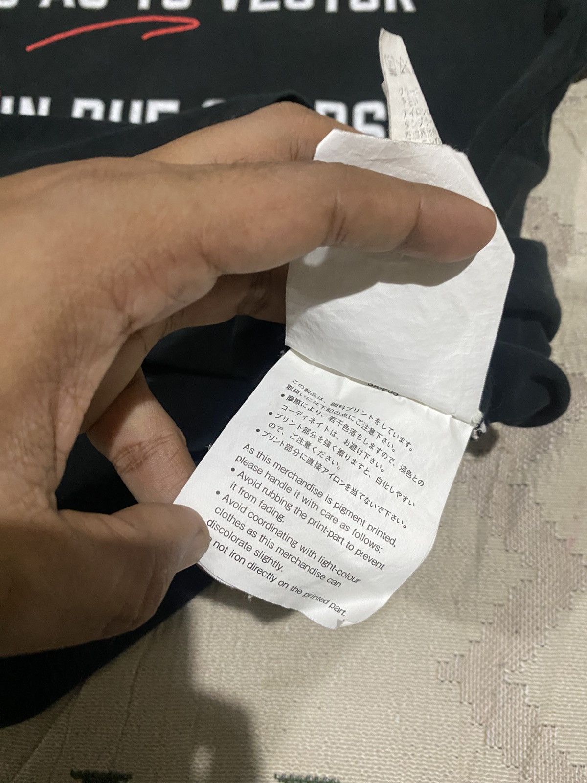 Sacai SS18 SACAI X LAWRENCE WEINER SPELLOUT TSHIRT Size US L / EU 52-54 / 3 - 13 Thumbnail