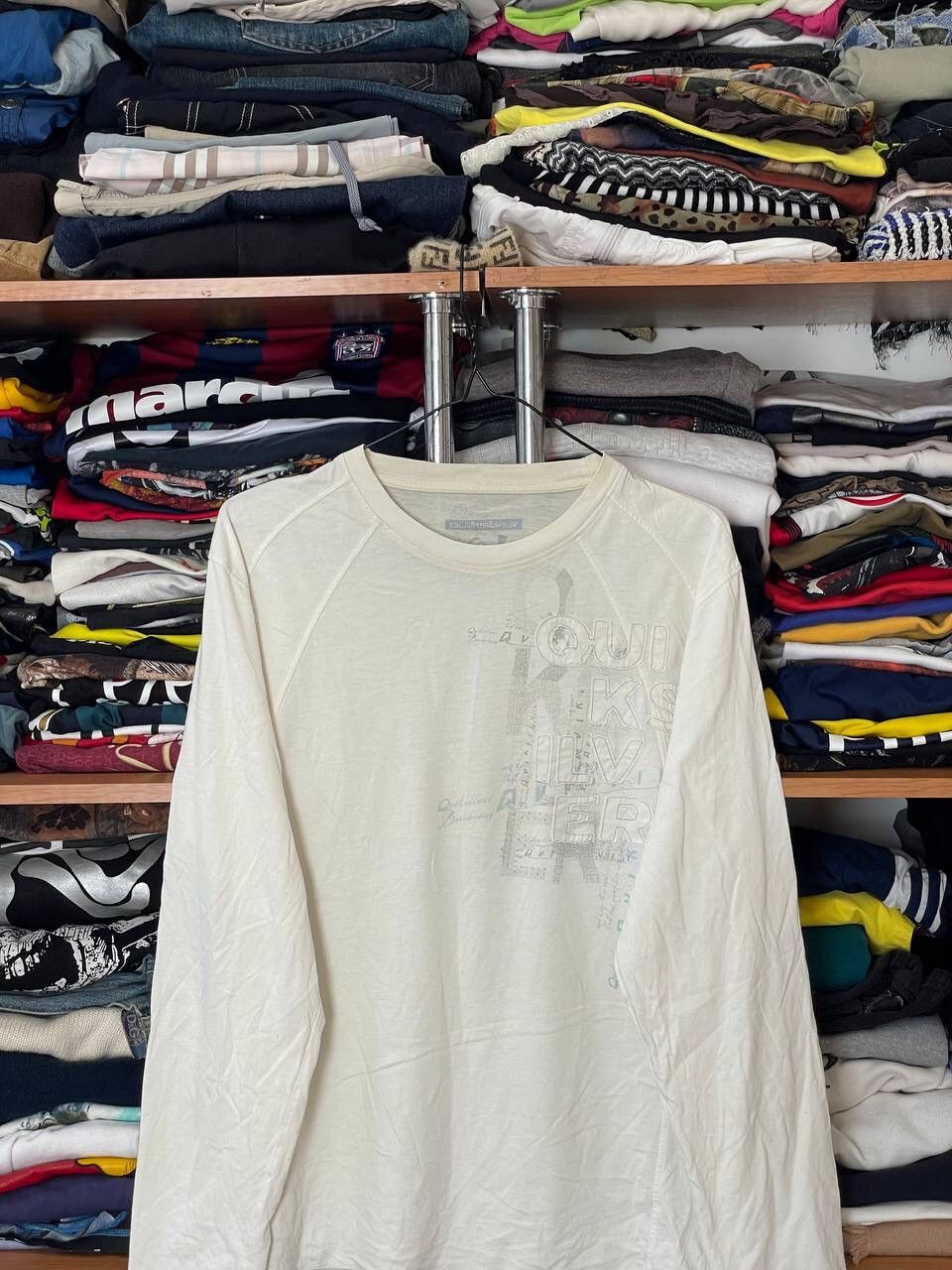 Quiksilver × Vintage 00s Quicksilver Affliction Style Y2K Grunge Size US M / EU 48-50 / 2 - 2 Thumbnail