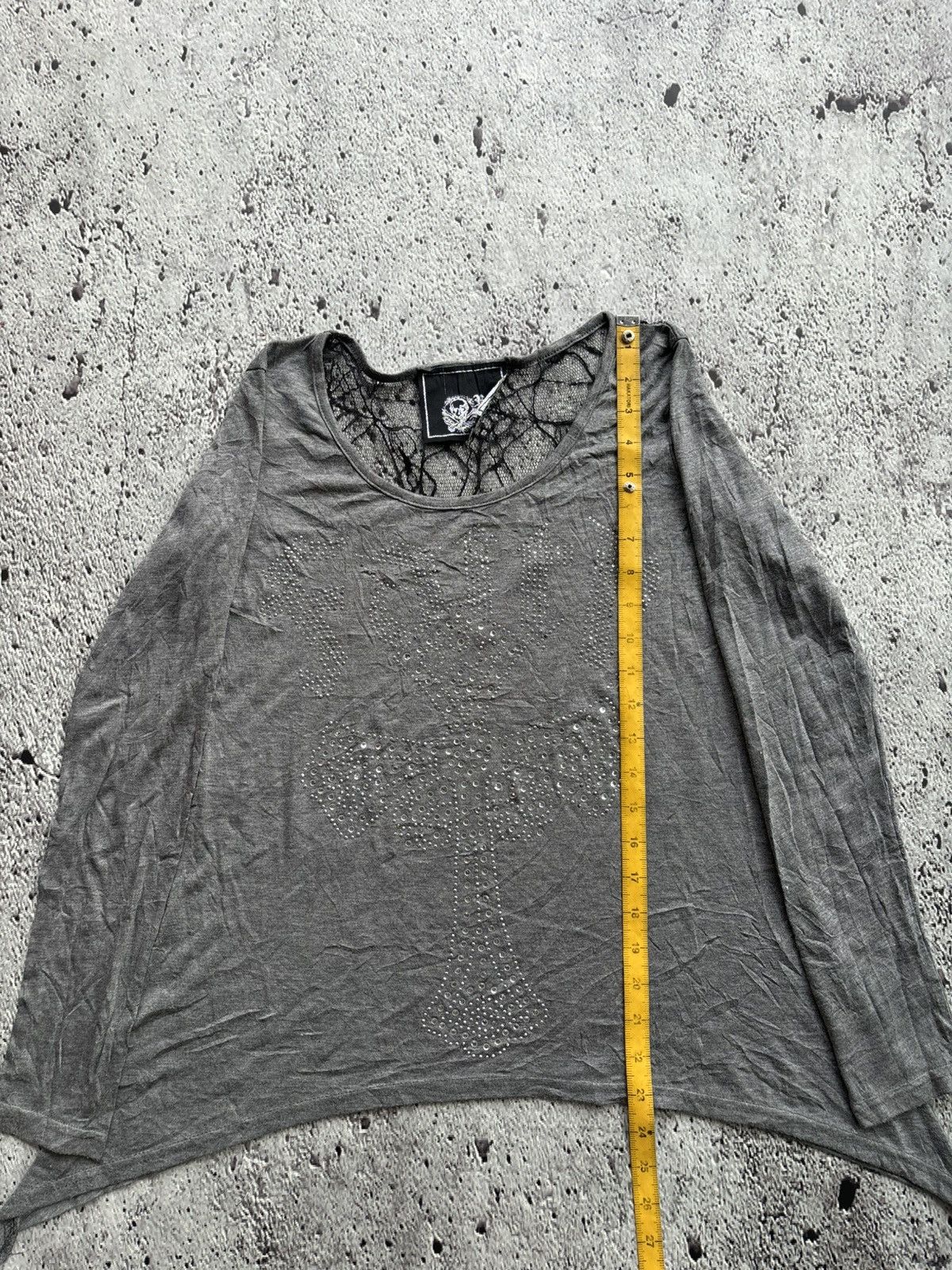Hysteric Glamour Y2k rich or die skull Punk style Longsleeve Size L / US 10 / IT 46 - 12 Thumbnail