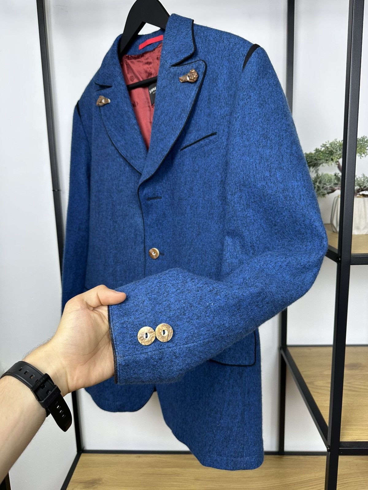 Schneiders Schneiders Salzburg Blue Virgin Wool Blazer Jacket Men’s 54 Size US L / EU 52-54 / 3 - 8 Thumbnail