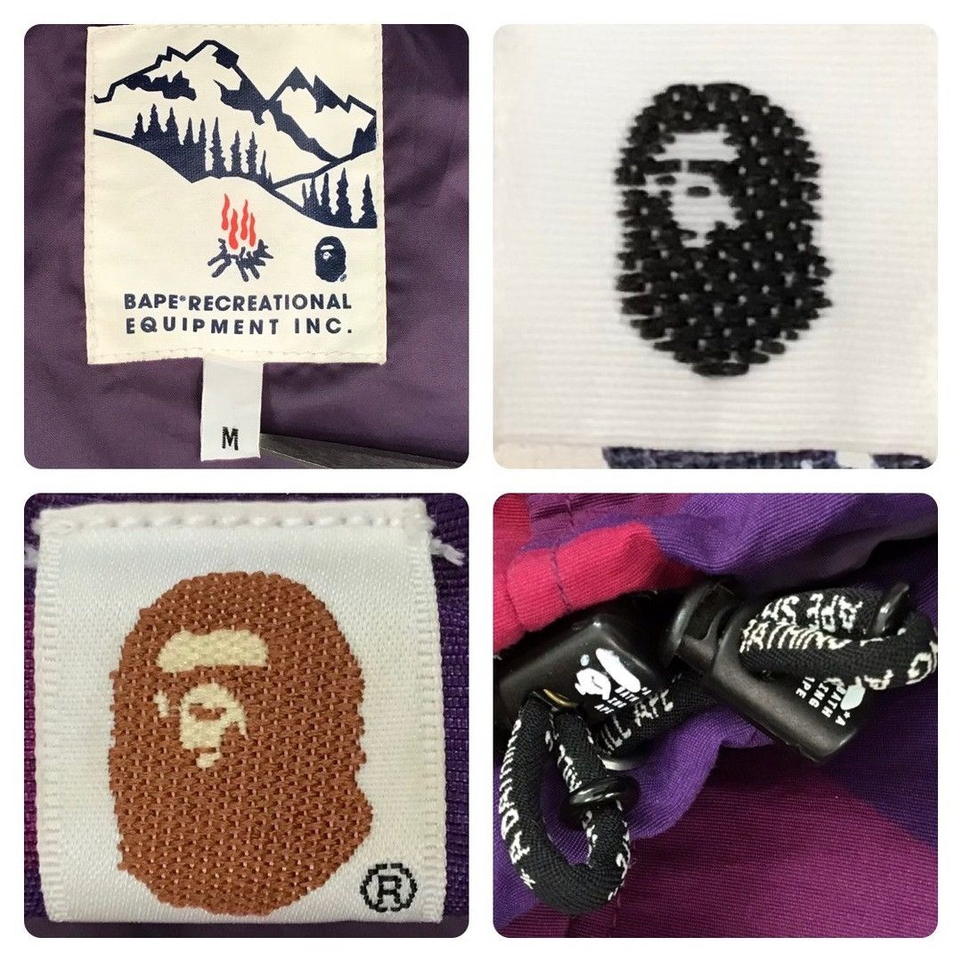 Bape BAPE Giant Purple camo Puffer down vest a bathing ape NIGO Size US M / EU 48-50 / 2 - 6 Thumbnail