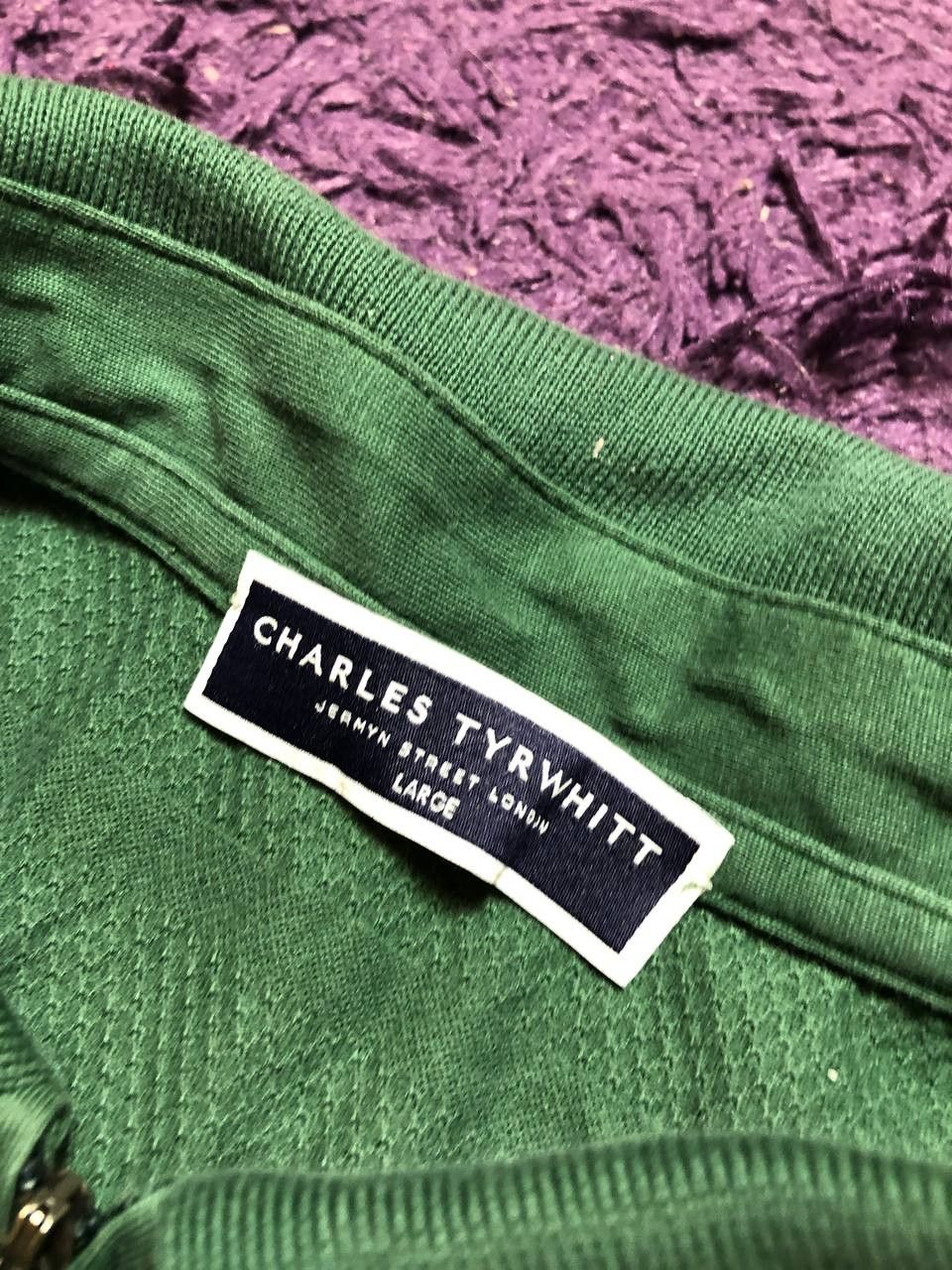 Charles Tyrwhitt VINTAGE Charles Tyrwhitt Polo Shirt Short Sleeve Golf Casual Size US XL / EU 56 / 4 - 2 Thumbnail