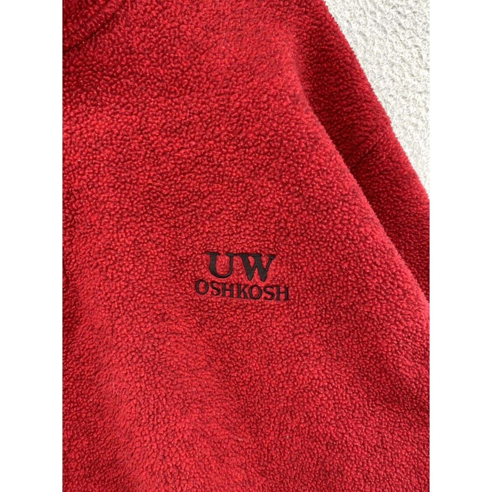 Vintage VINTAGE University of Wisconsin UW Oshkosh Polartec Fleece 1/4 Zip Jacket Size Large Mens Red Size US L / EU 52-54 / 3 - 2 Thumbnail