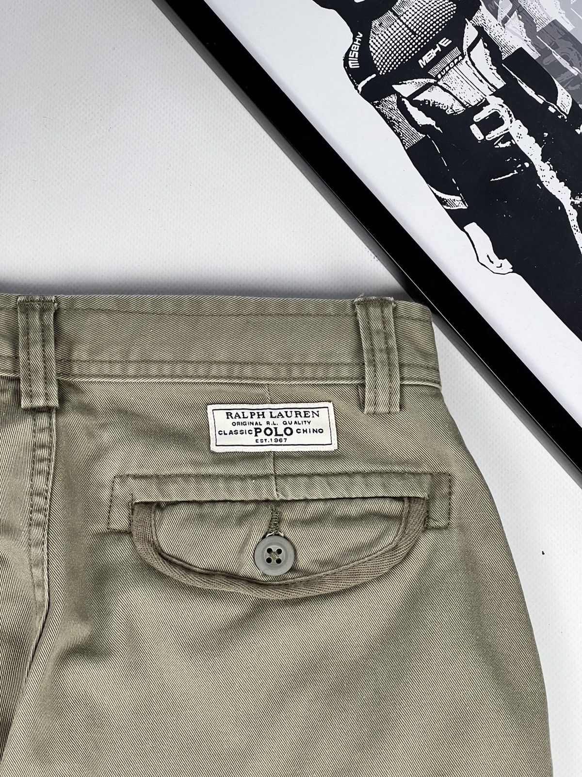 Polo Ralph Lauren × Vintage Polo Ralph Lauren Military Cargo Trousers Pant Size US 26 / EU 42 - 9 Thumbnail