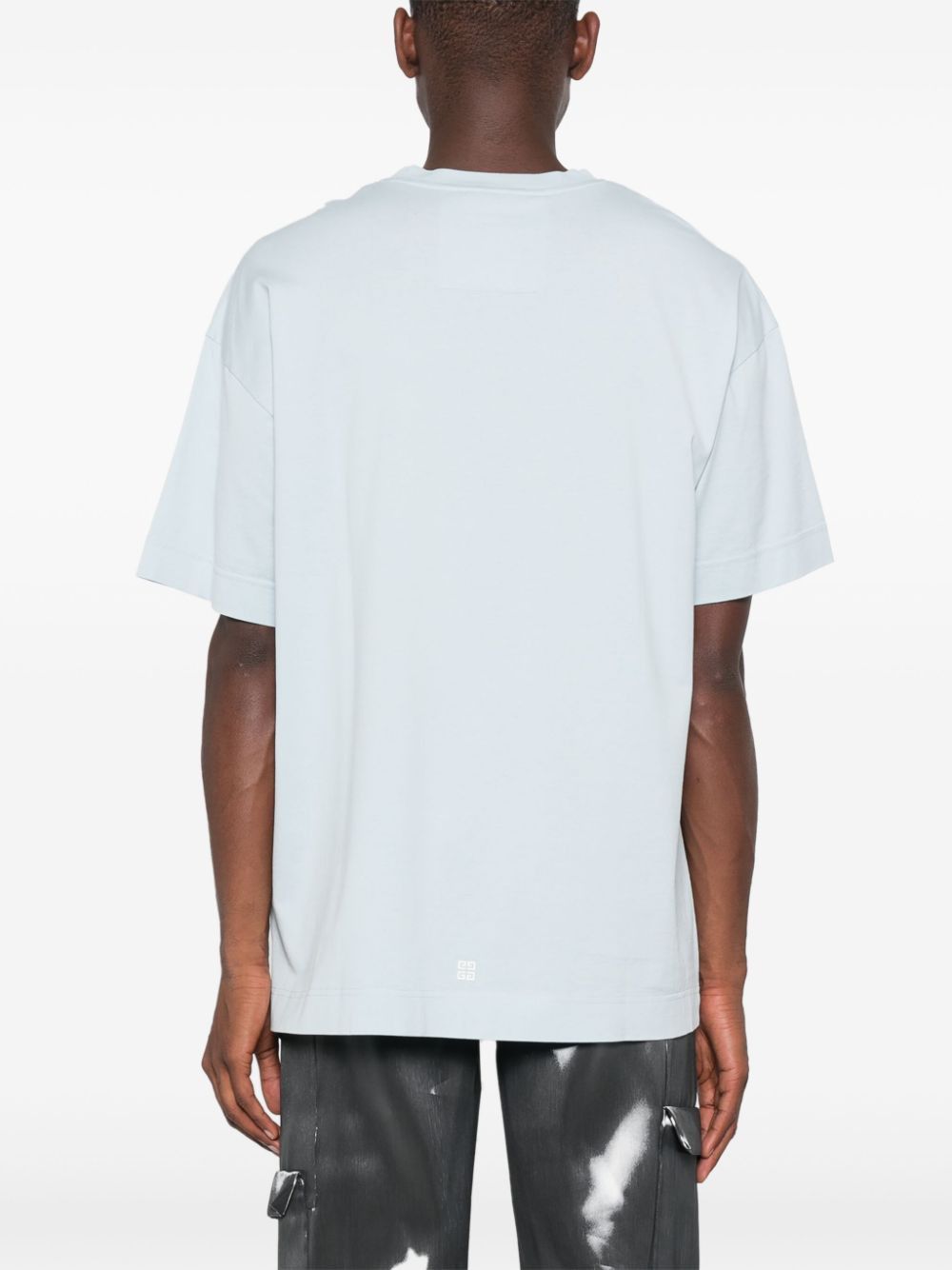 Givenchy o1h1sh11224 Standard Short Sleeve T-Shirt in Sky Blue Size US XXL / EU 58 / 5 - 4 Thumbnail