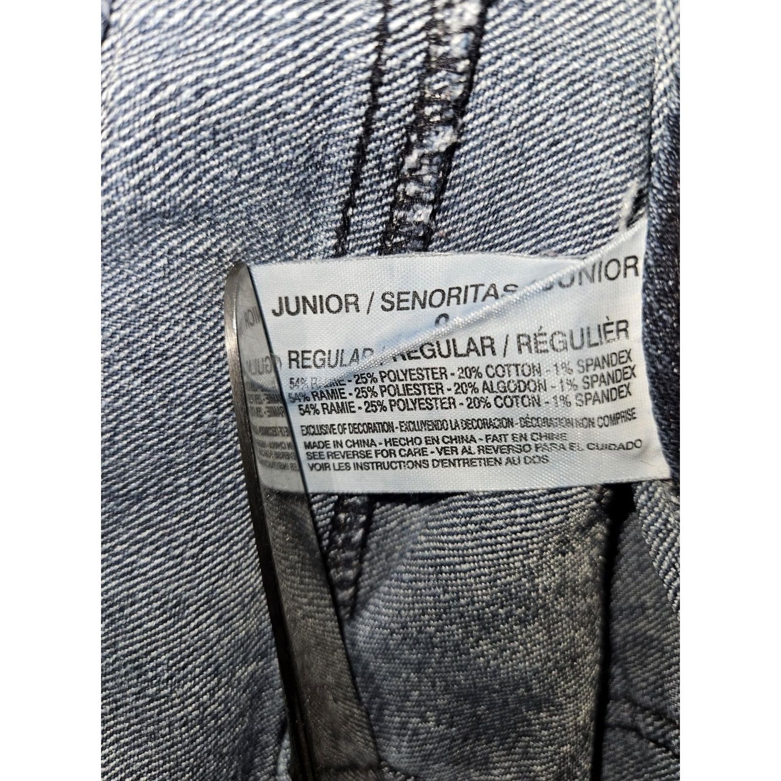L.E.I. l.e.i. Jeans Womens Juniors 9 Blue Ashley Lowrise Boot Stretch Bootcut Denim Jeans Girls Size 30" / US 8 / IT 44 - 3 Thumbnail
