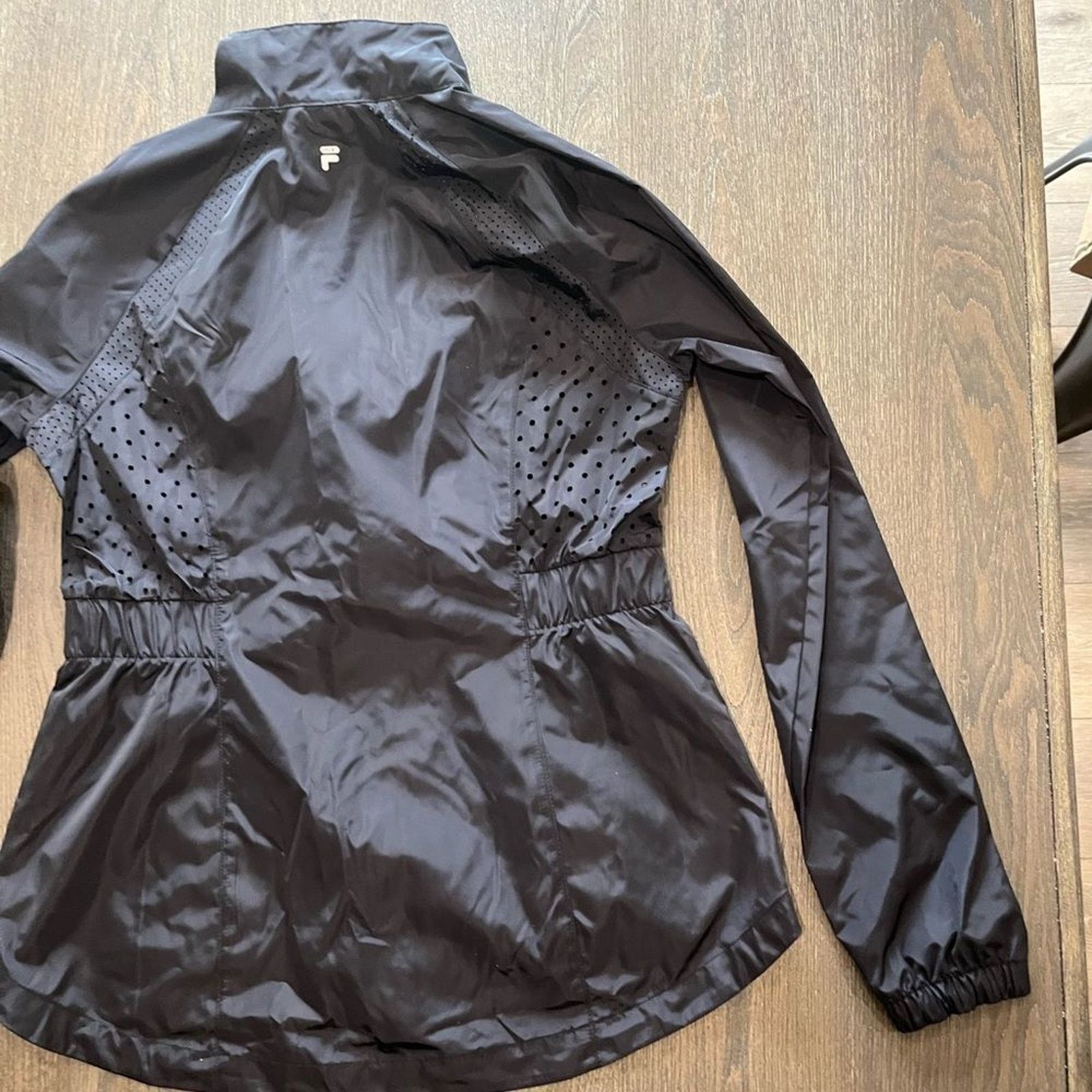 Fila NWOT Fila Womens Black Rain Jacket - Size S Size S / US 4 / IT 40 - 7 Thumbnail