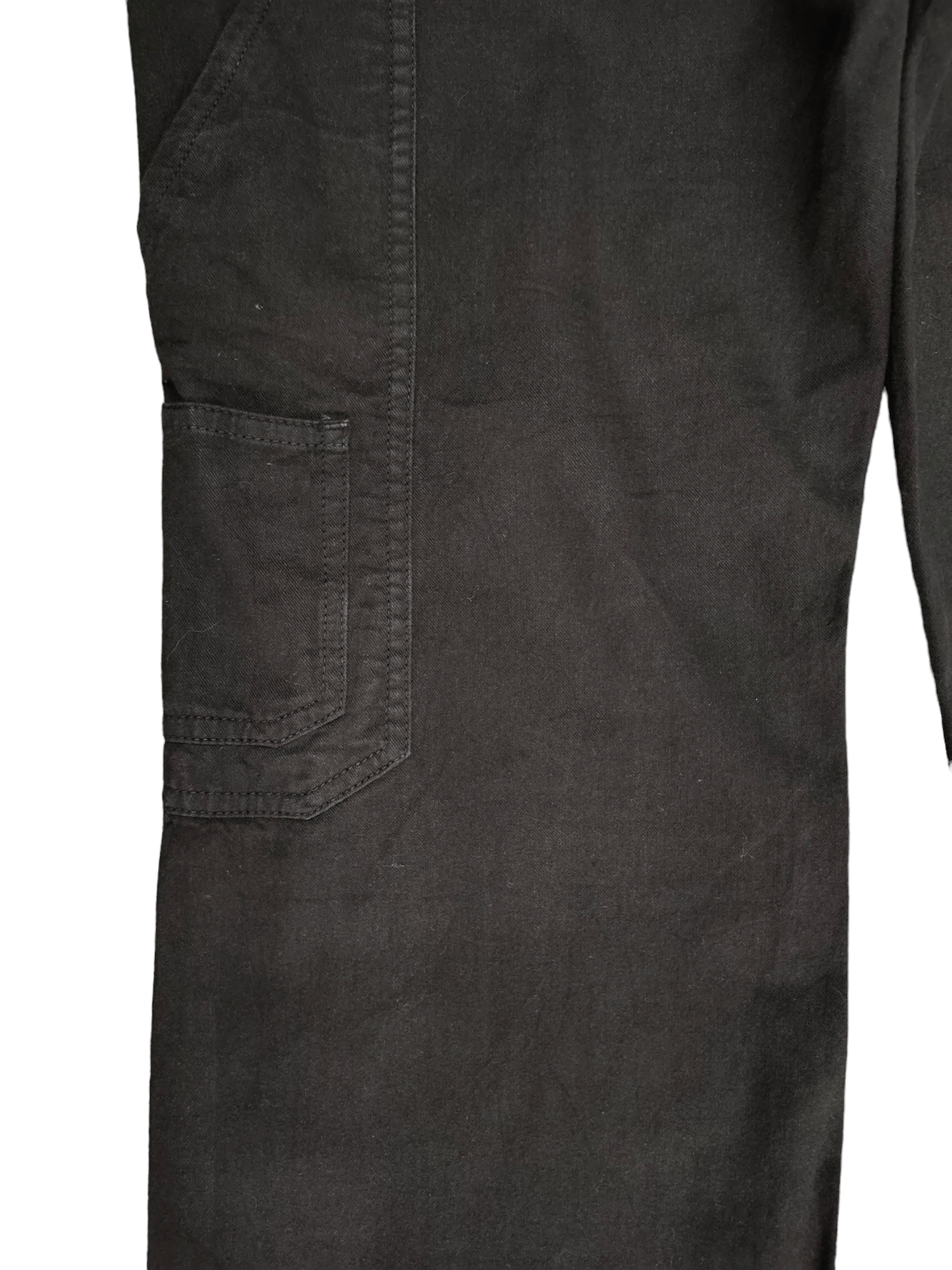 Le Grande Bleu (L.G.B.) Loose Flare Frapbois Dyed Black Fatigue Pants Size US 34 / EU 50 - 17 Thumbnail