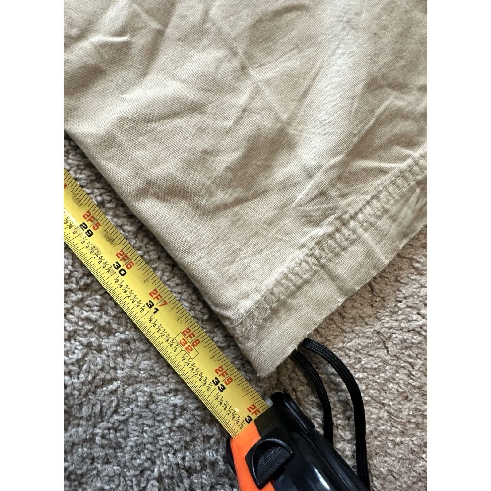 Abercrombie & Fitch VINTAGE Abercrombie & Fitch Cargo Pants Mens 34L Canvas Beige 34 Inseam Straight Pocket Grunge Style Size US 34 / EU 50 - 7 Thumbnail