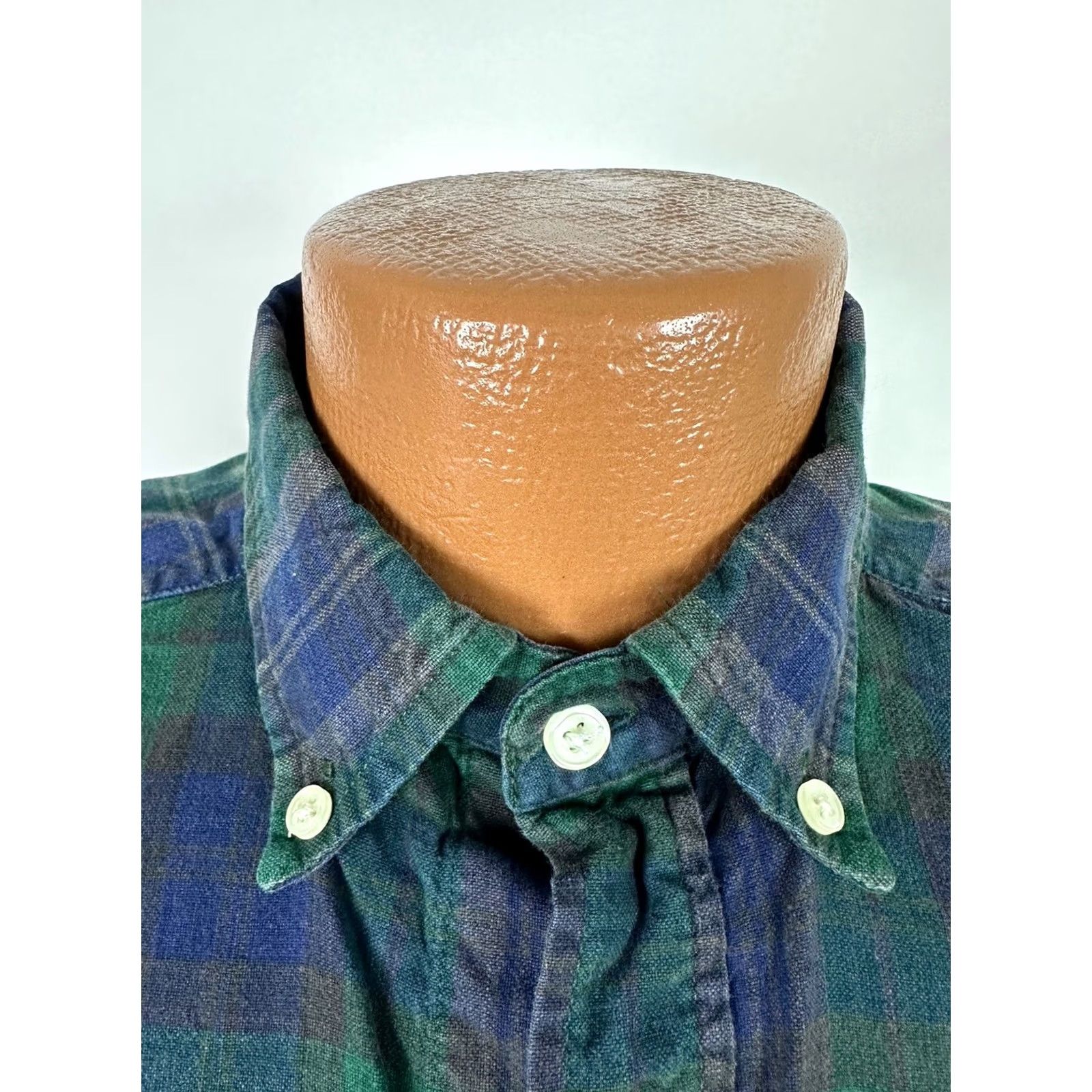 Vintage Vintage Native Habitat Planet Earth Shirt Men M Blue Plaid Button-Up Casual 90s Grunge Size US M / EU 48-50 / 2 - 4 Thumbnail