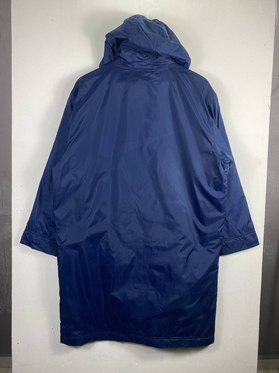 Nike nike long coach jacket faded swoosh at the back Size US L / EU 52-54 / 3 - 7 Thumbnail