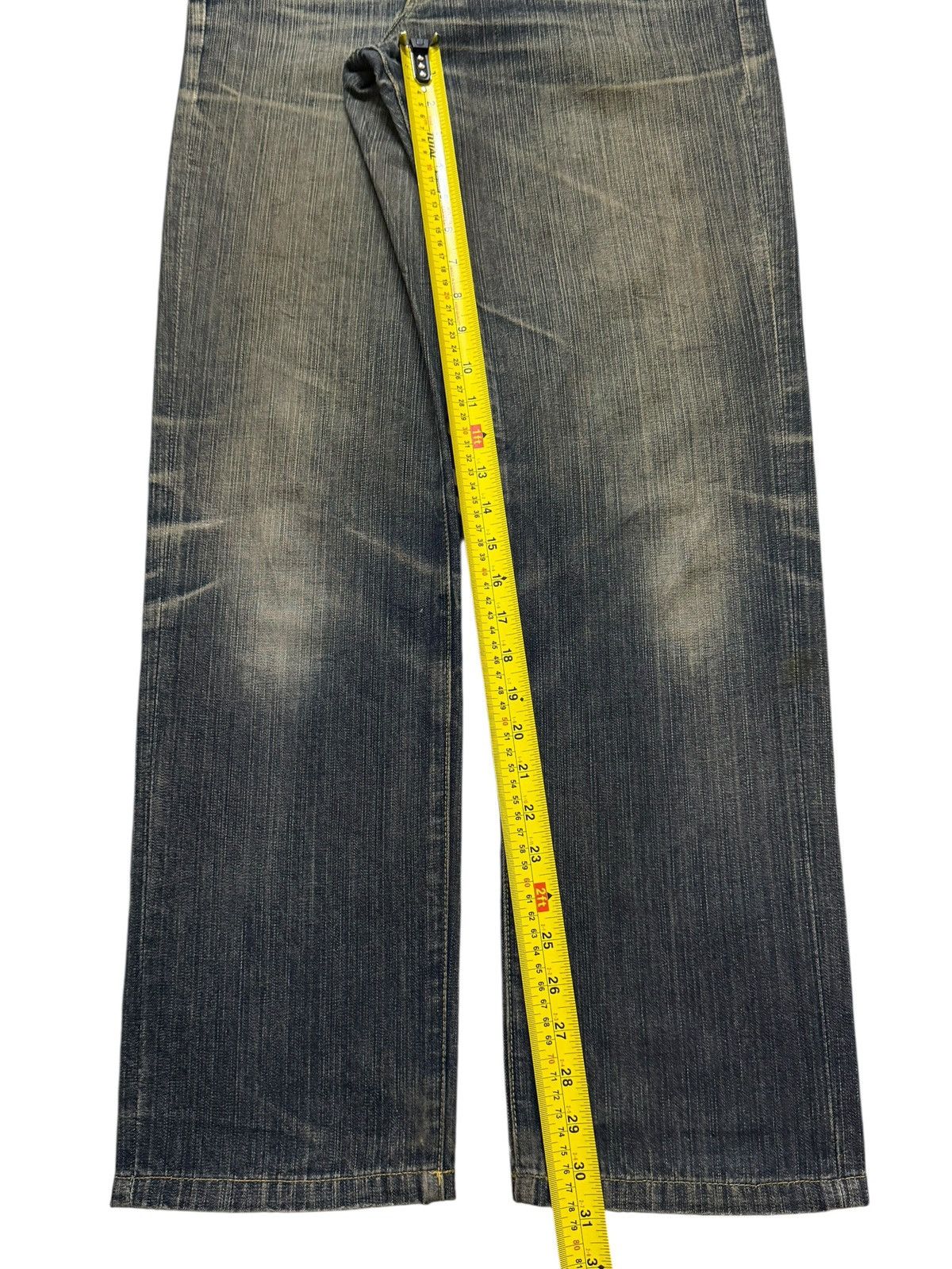 14th Addiction Vintage Y2K Japanese Brand Mud Wash Whisker Regular Straight Size US 32 / EU 48 - 10 Thumbnail
