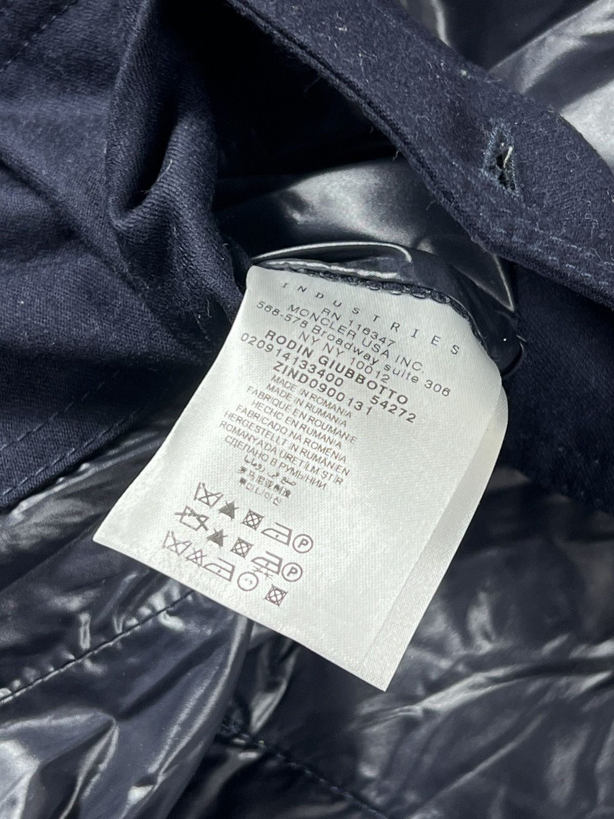 Moncler Moncler Robin Blue Blazer Jacket Size 0 Size US S / EU 44-46 / 1 - 12 Thumbnail