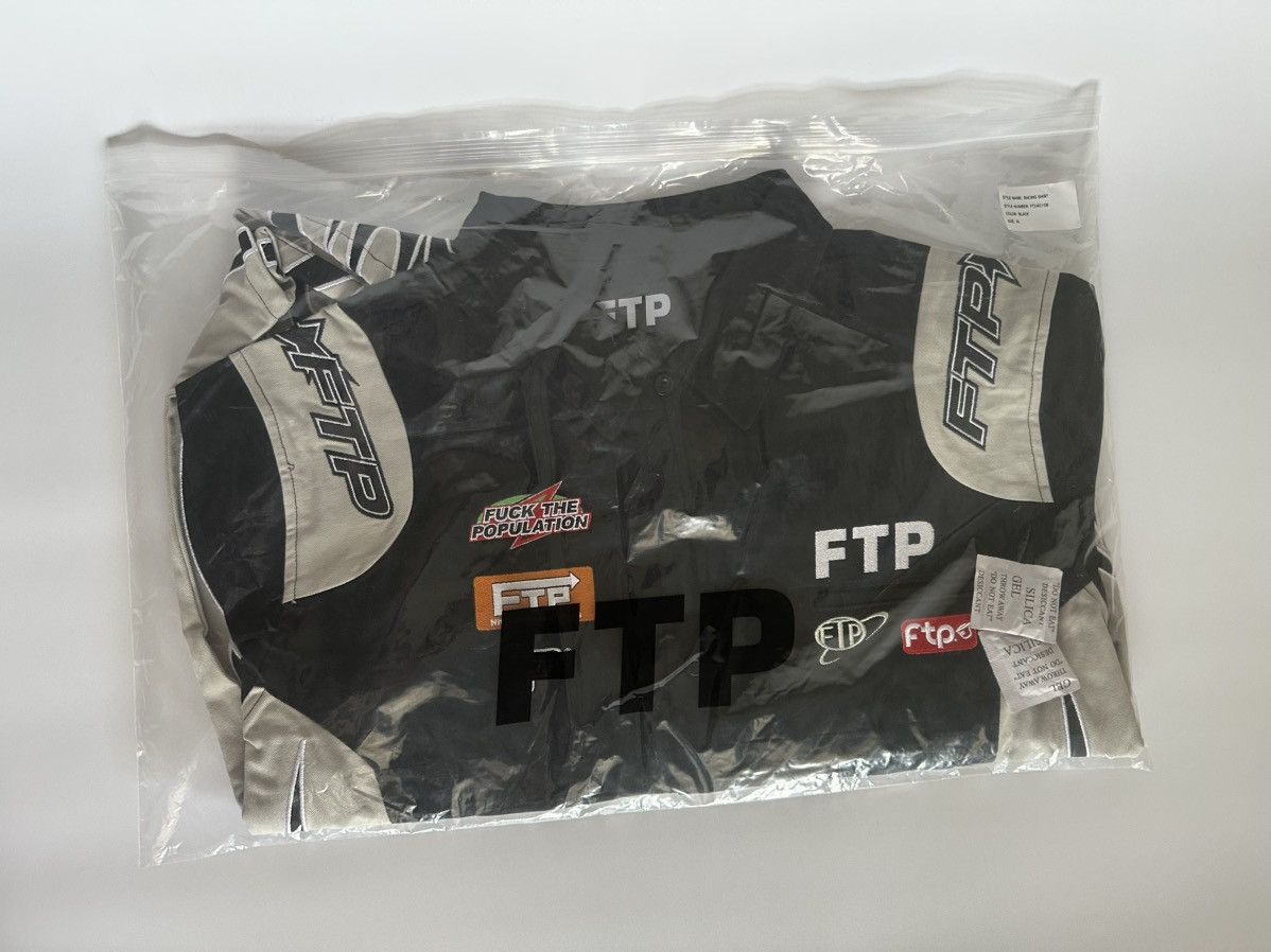 Fuck The Population Raceway Button Up Shirt Black Size US XL / EU 56 / 4 - 4 Thumbnail