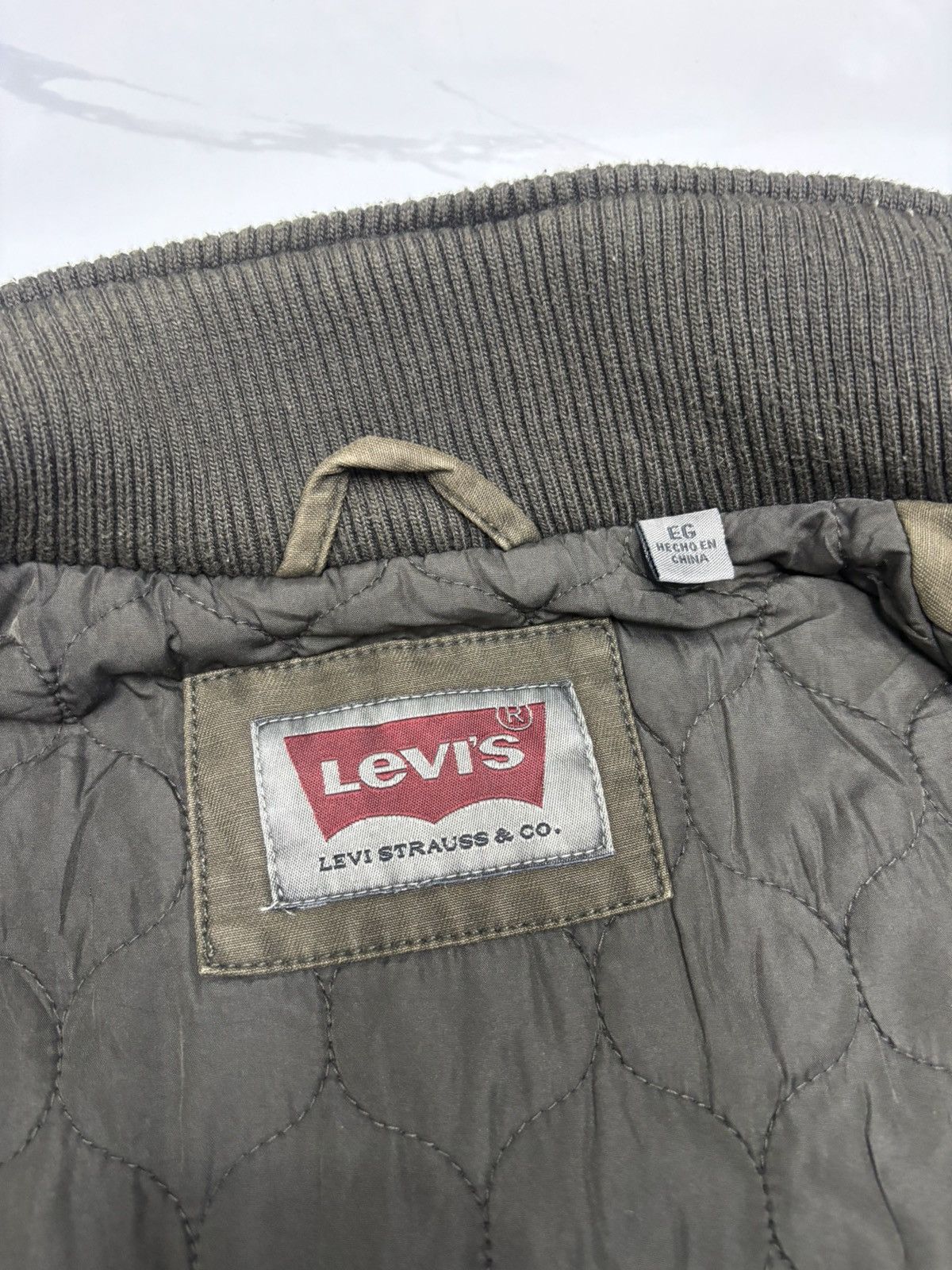 Levi's Vintage Levis Quilted Lined Field Jacket Olive Size US XL / EU 56 / 4 - 11 Thumbnail