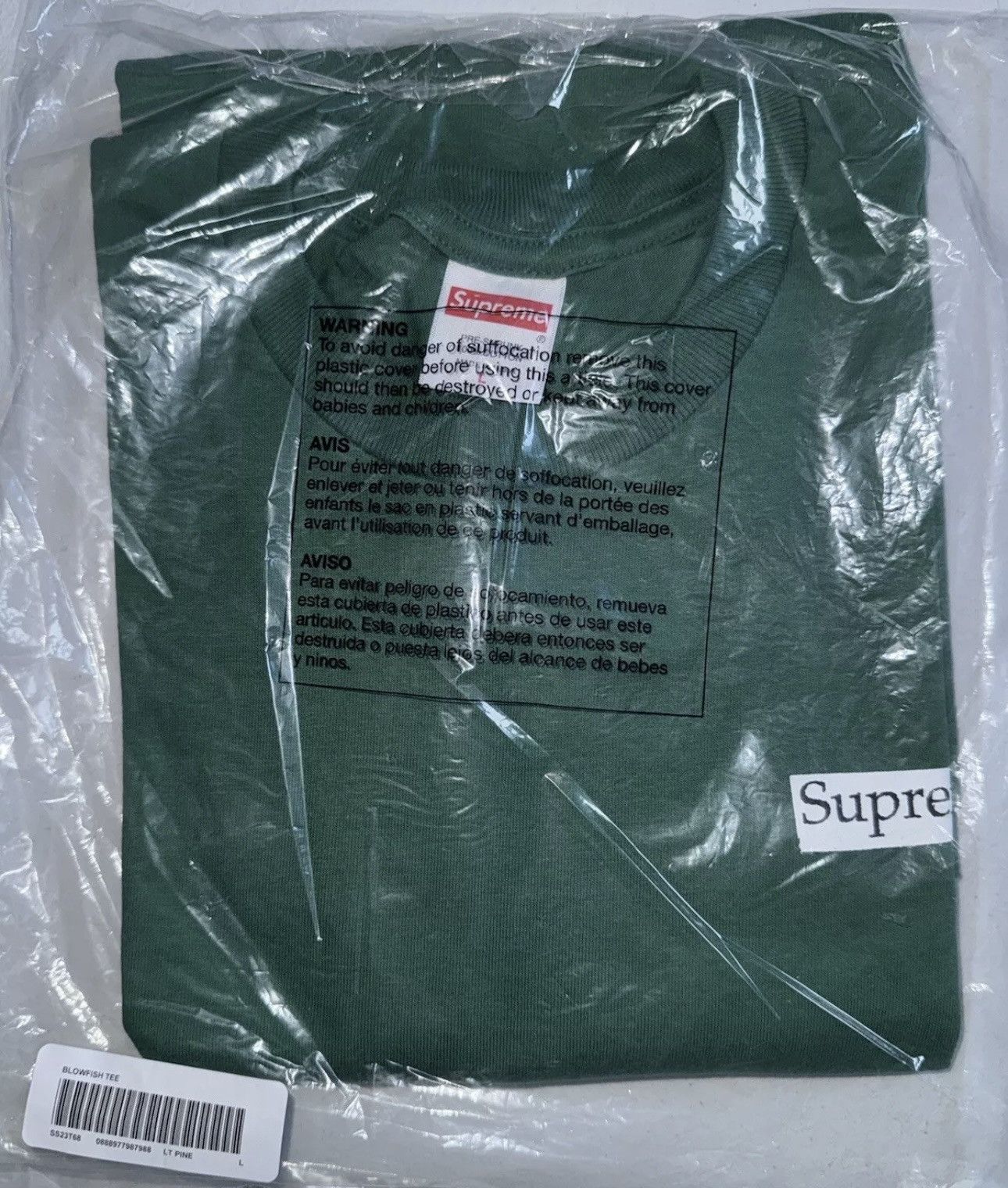 Supreme Blowfish Tee Size US L / EU 52-54 / 3 - 3 Thumbnail