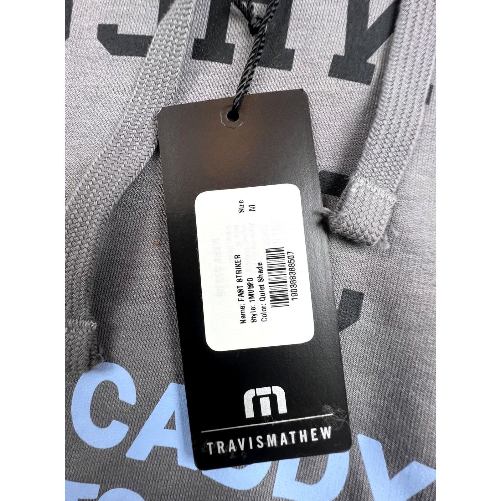 TravisMathew Travis Mathew Hoodie Mens Medium Gray Bushwood Golf Graphic Pullover Sweatshirt Size US M / EU 48-50 / 2 - 4 Thumbnail