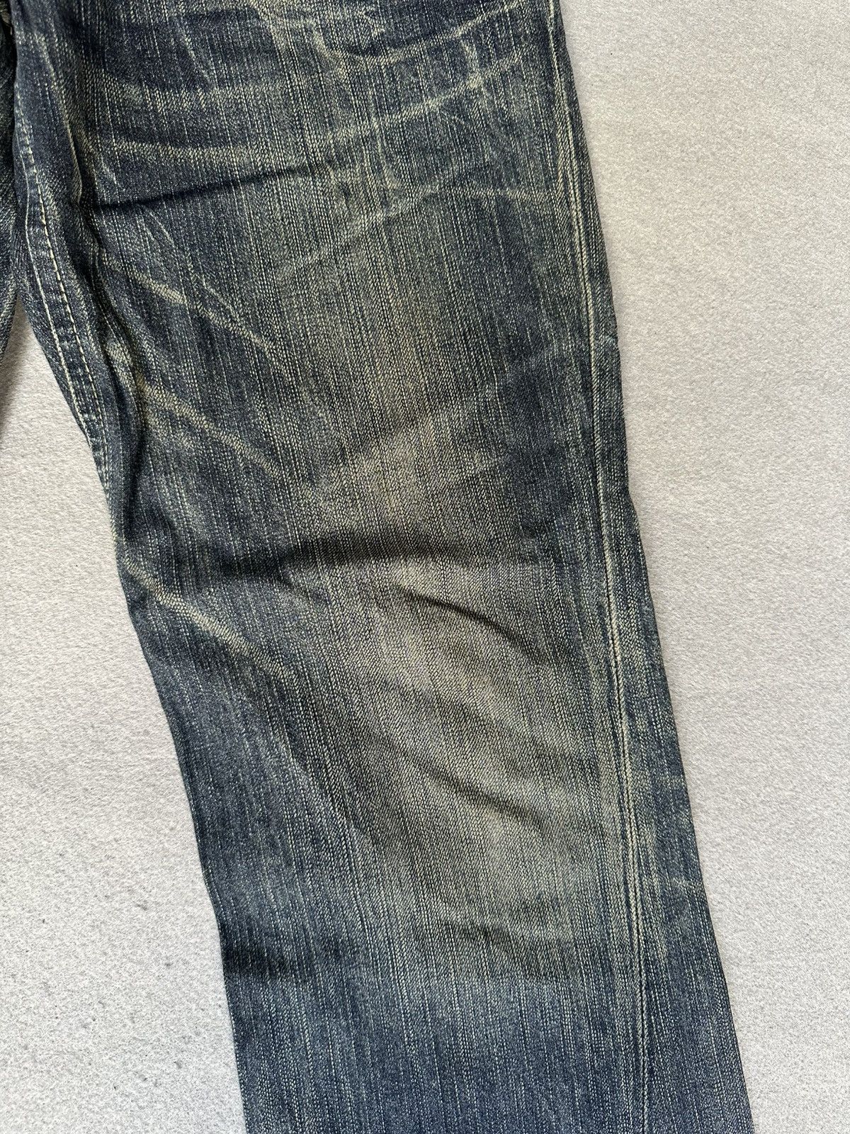 Japanese Brand FLARE Edwin Blue Trip Denim Size US 32 / EU 48 - 8 Thumbnail