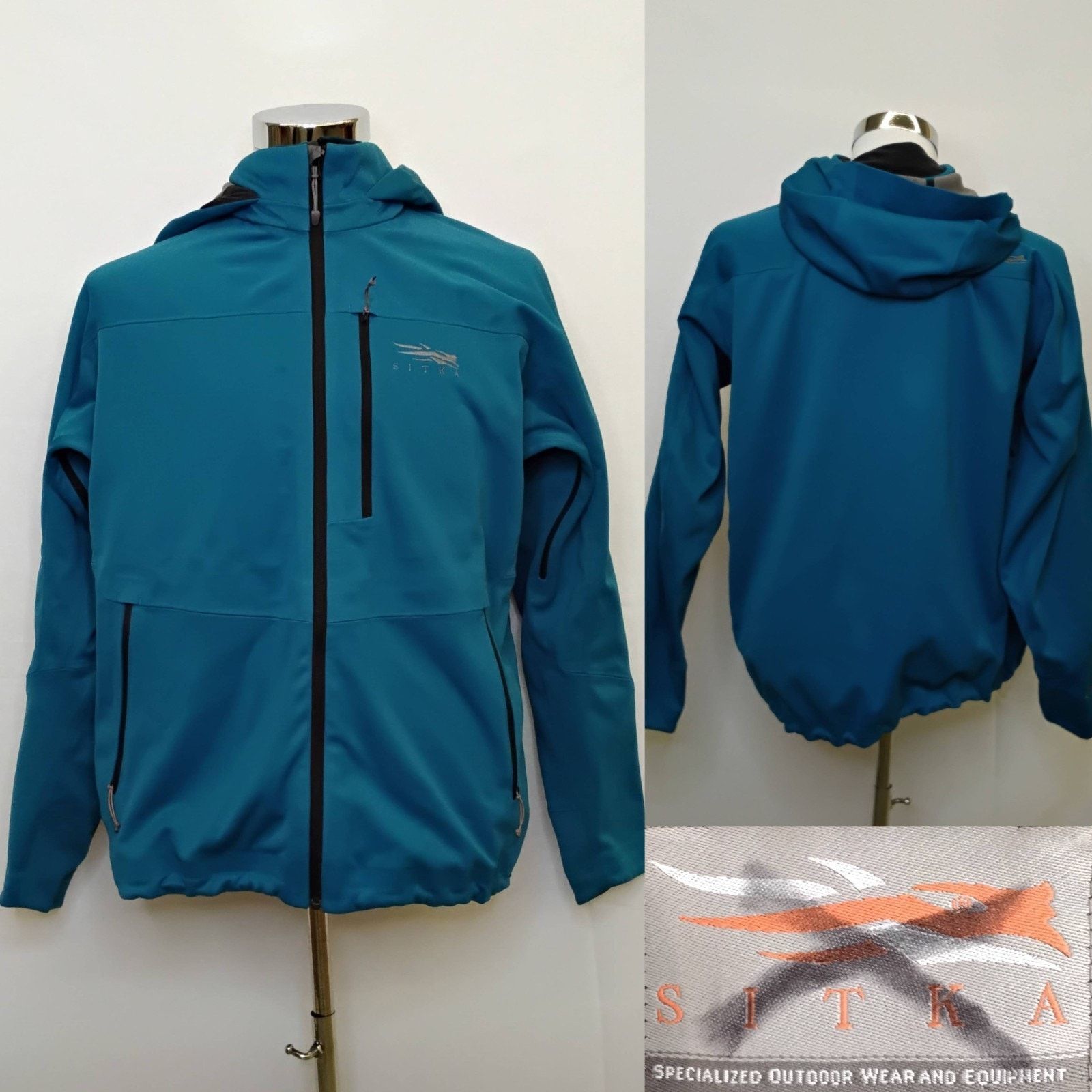 Other Sitka Jetstream Softshell Jacket Men's L Blue Goretex Hooded Size US L / EU 52-54 / 3 - 1 Thumbnail
