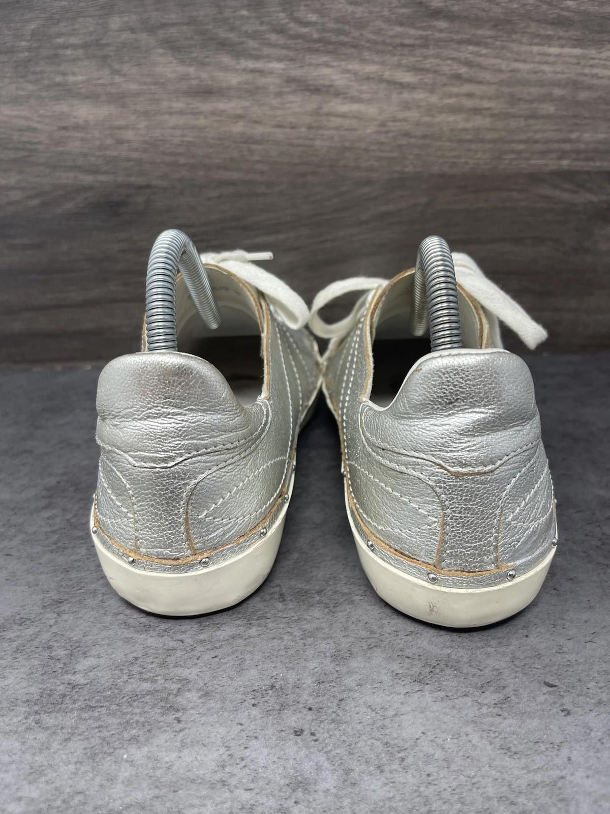 Other Rebecca Minkoff Shoes Womens Size 8 Metallic Silver Lace Up Size US 8 / IT 38 - 6 Thumbnail