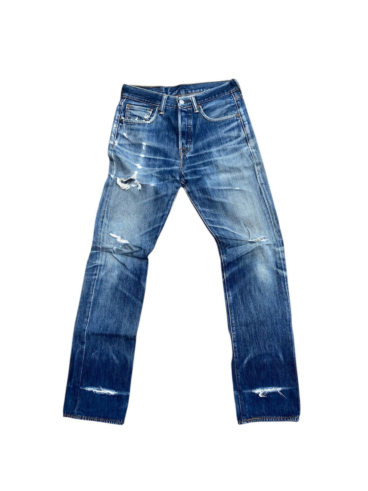 Levi's Vintage Clothing Levi’s 501 Distressed Size US 28 / EU 44 - 1 Thumbnail