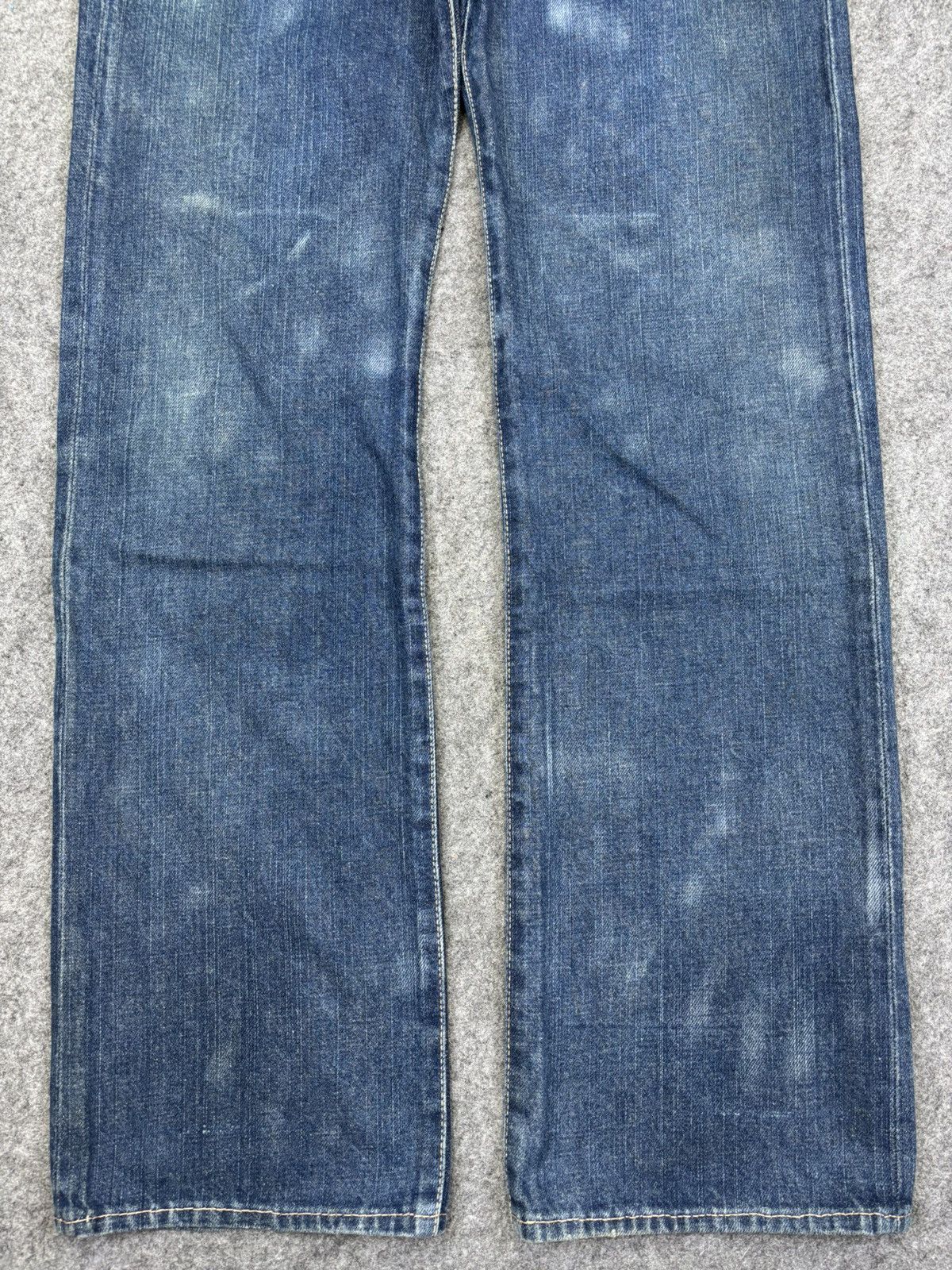45rpm Vintage 45rpm Japan Regular Blue Wash Denim F891 Size US 31 - 4 Thumbnail