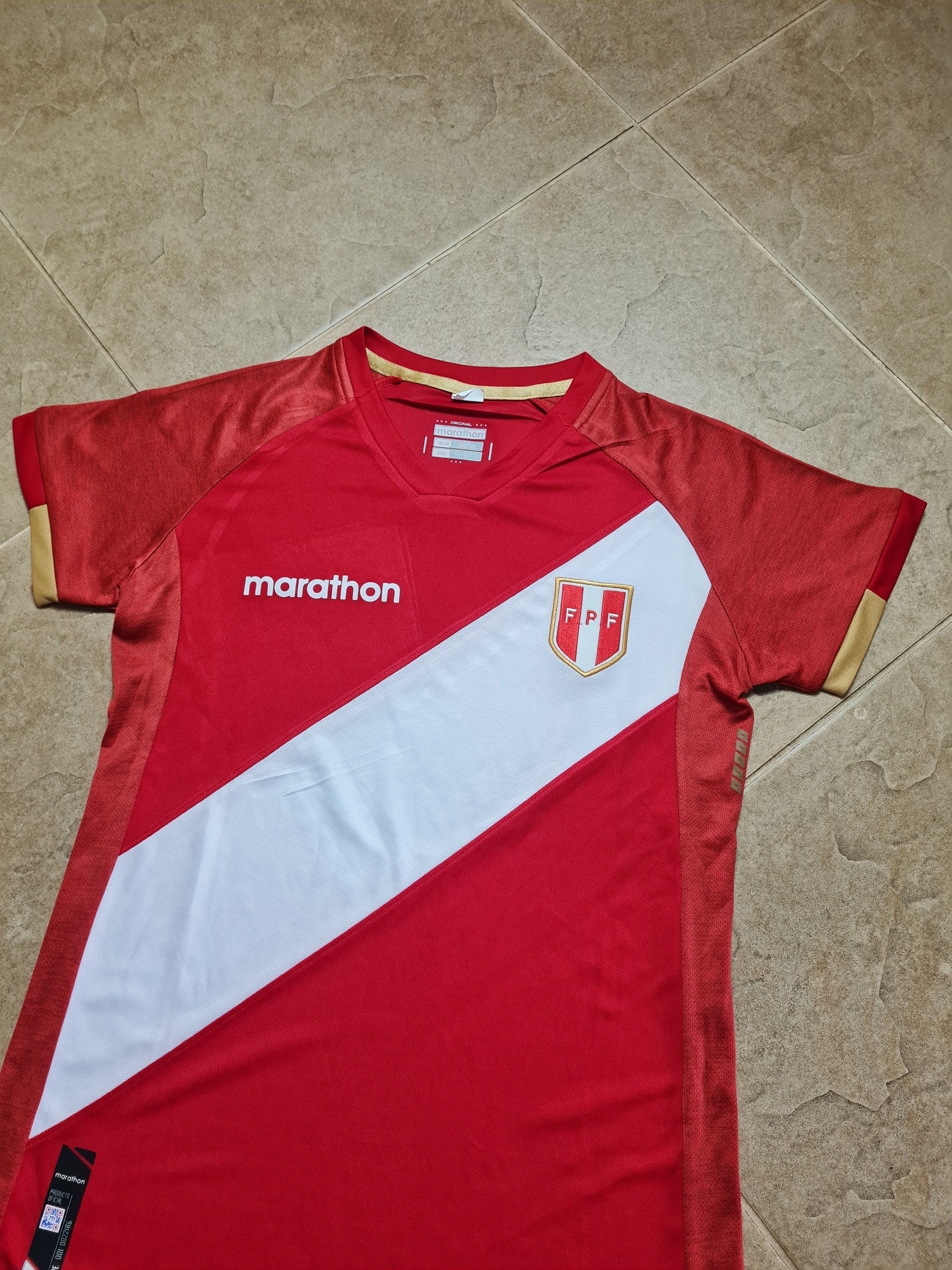 Other FOOTBALL MARATHON PERU 2020 2021 AWAY NATIONAL TEAM JERSEY Size US XS / EU 42 / 0 - 2 Thumbnail